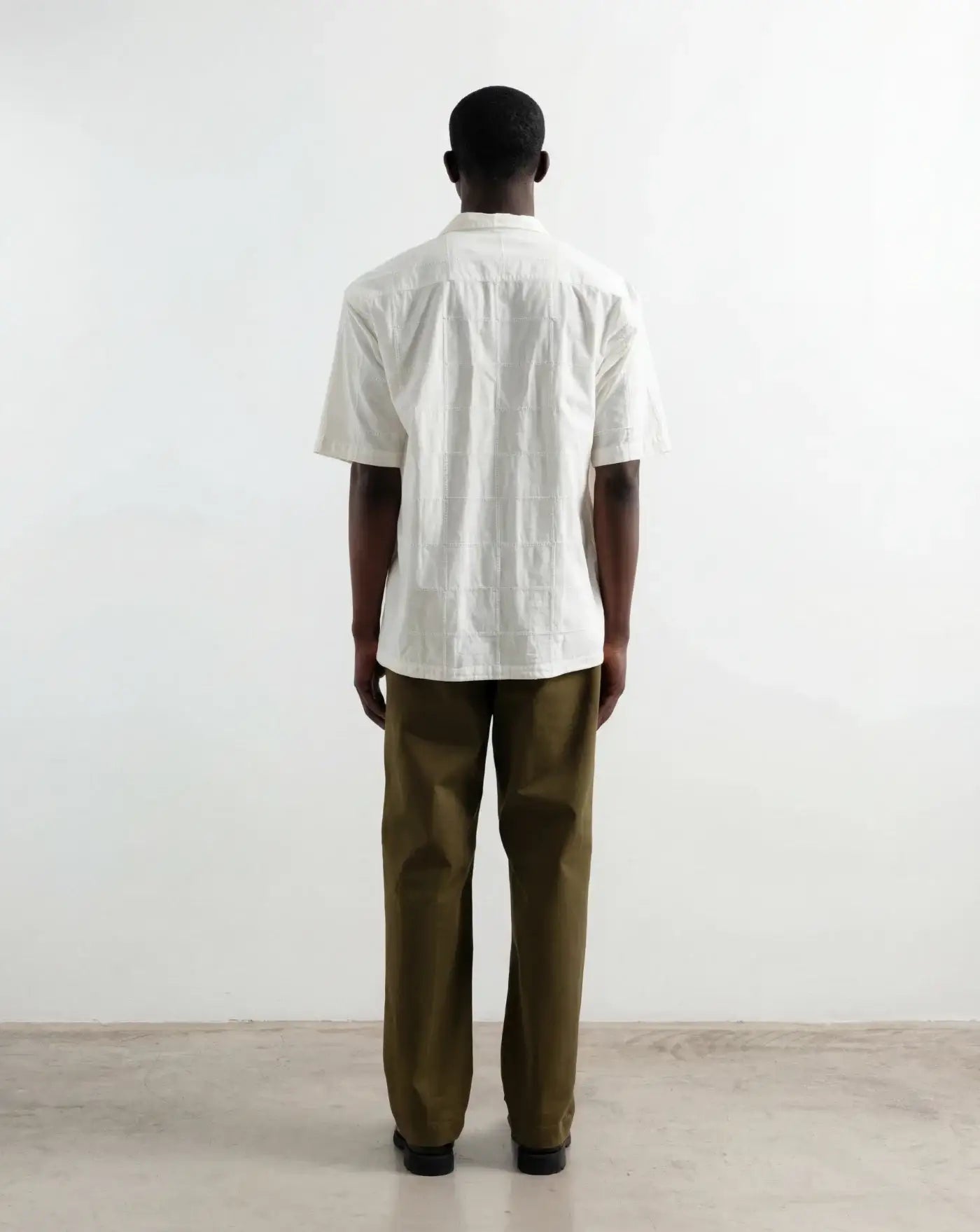 Camisa Edmmond Freedom Short Sleeve 1261021010 PLAIN OFF WHITE EDMMOND 