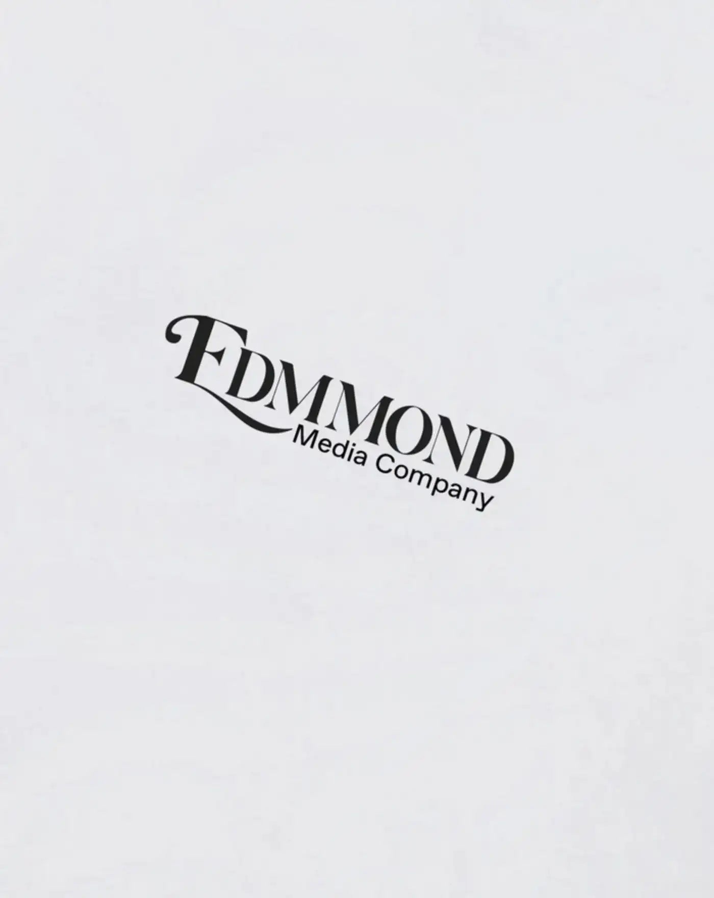 Camiseta Edmmond Media Company 1263030000 PLAIN WHITE EDMMOND 