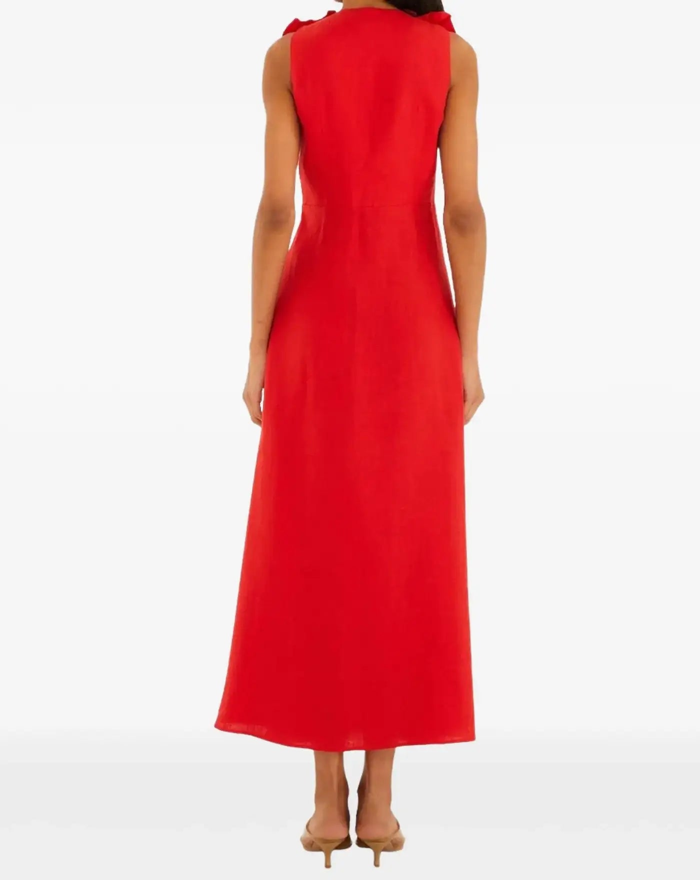 Vestido Farm Rio Rred Sleveless Midi Dress 347760 L0028 FARM RIO 