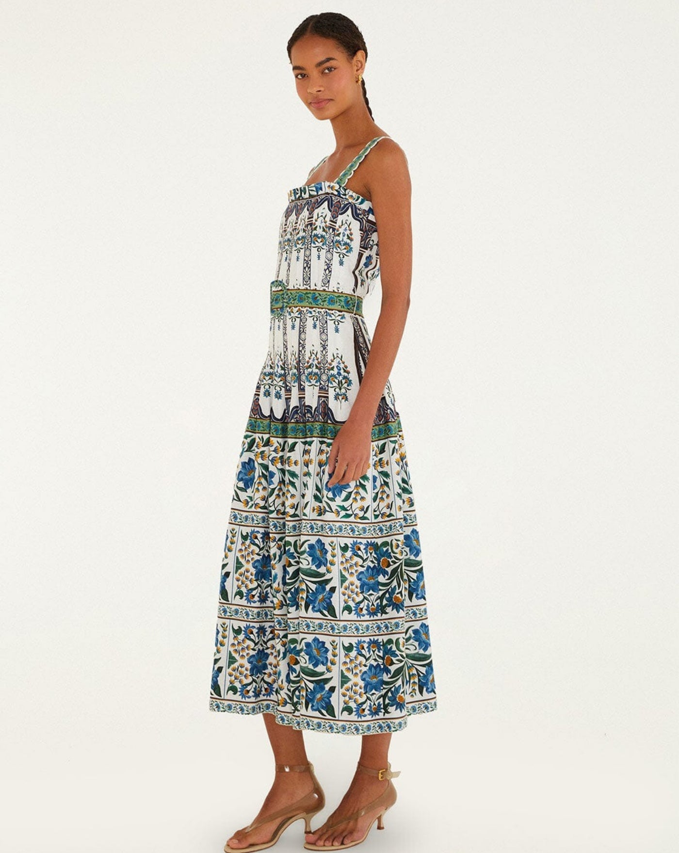 Vestido Farm Rio Manoela 347780 26060 MANOELA OFF-WHITE FARM RIO 