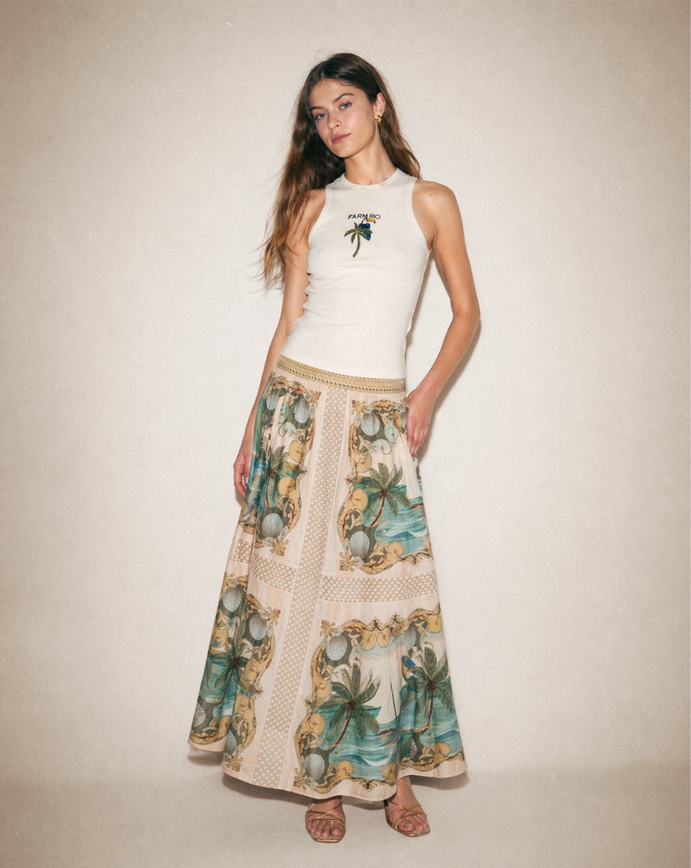 Falda Farm Rio Royal Sea Multicolor 349108 26080 ROYAL SEA MULTICOLOR FARM RIO 