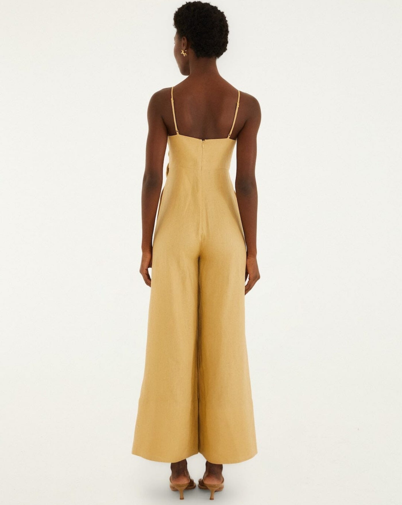 Vestido Farm Rio Sand Flowered Jumpsuit 349647 L0029 SAND FARM RIO 