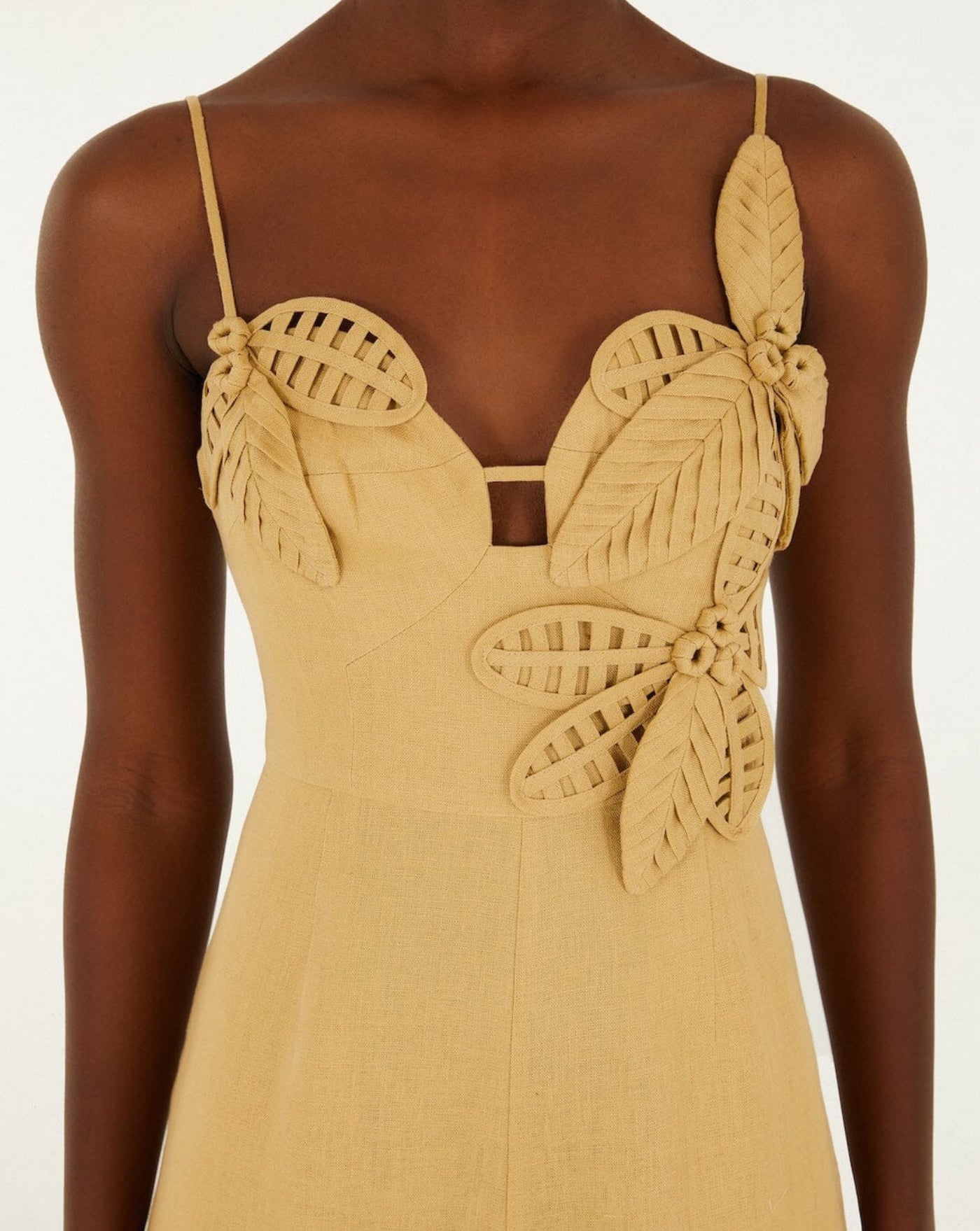 Vestido Farm Rio Sand Flowered Jumpsuit 349647 L0029 SAND FARM RIO 