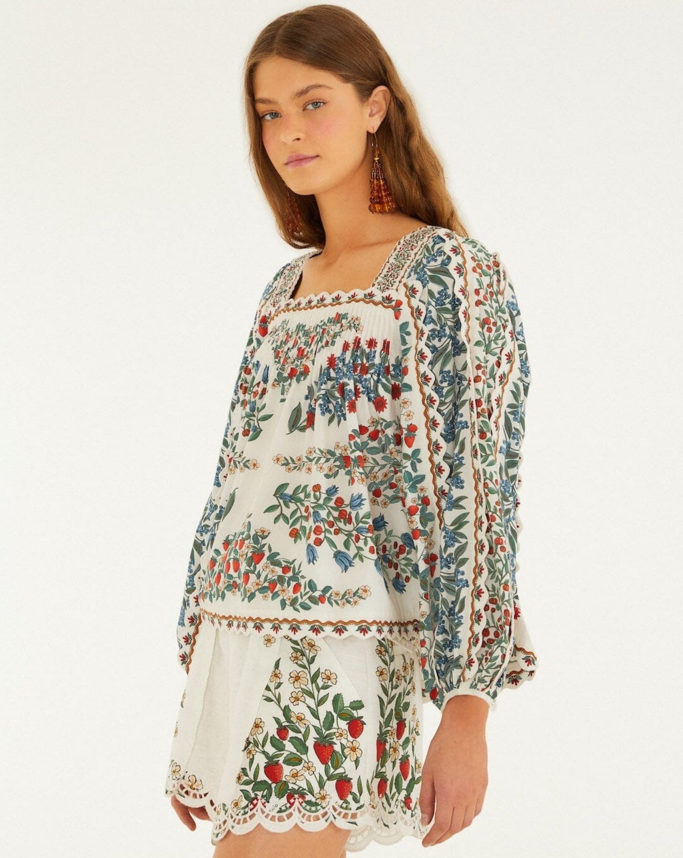Blusa Farm Rio Fruit Beauty Scarf 352183 26049 FARM RIO 