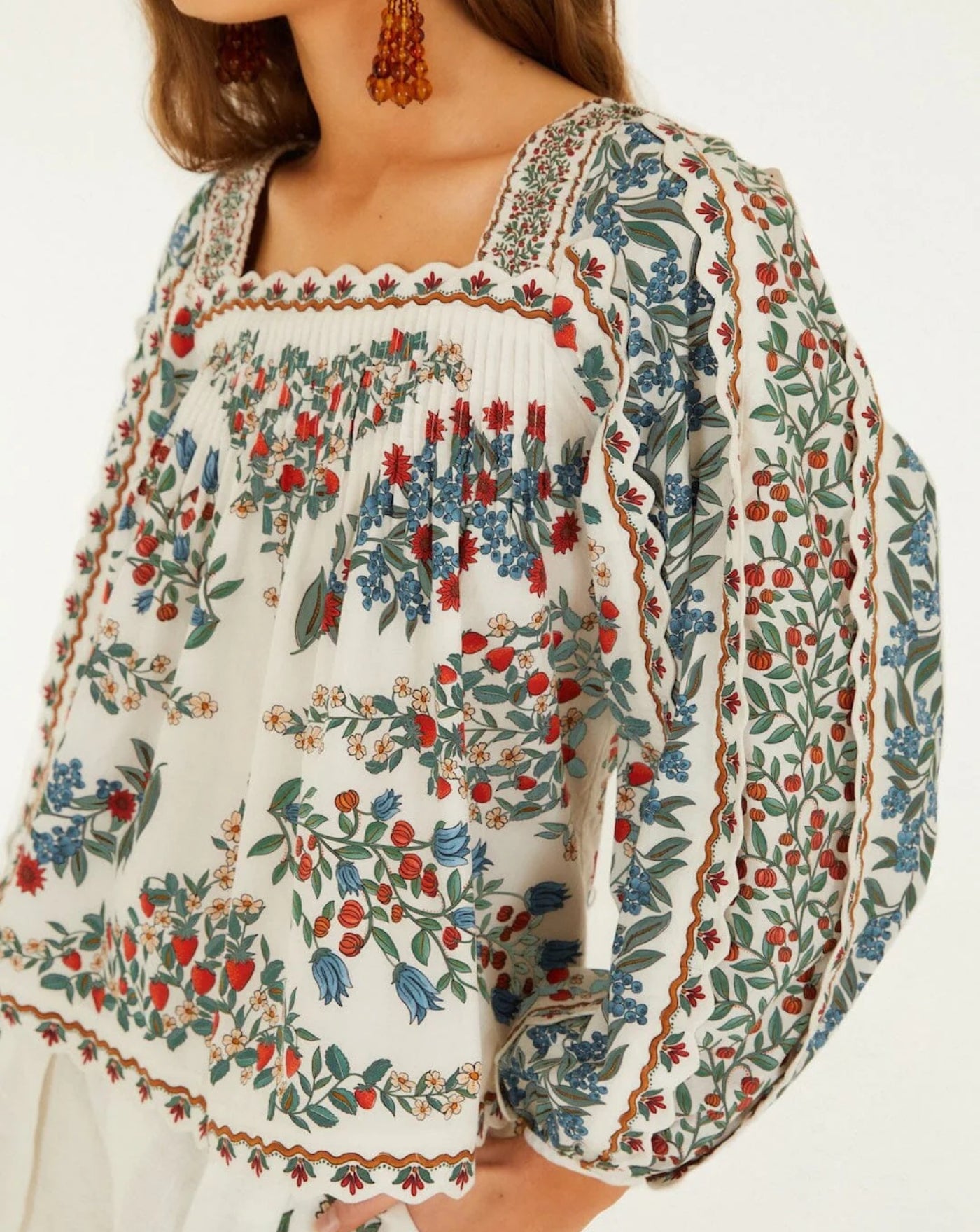 Blusa Farm Rio Fruit Beauty Scarf 352183 26049 FARM RIO 