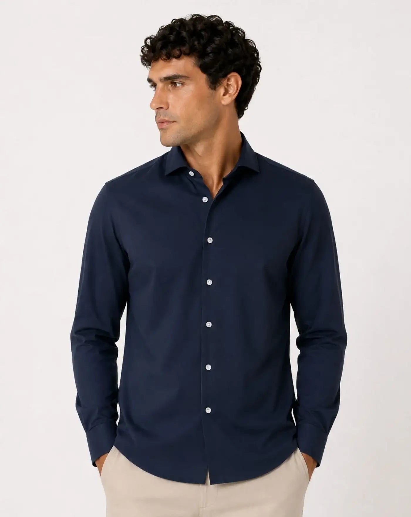 Camisa Fedeli long-sleeve TUD00507 2/NAVY FEDELI 