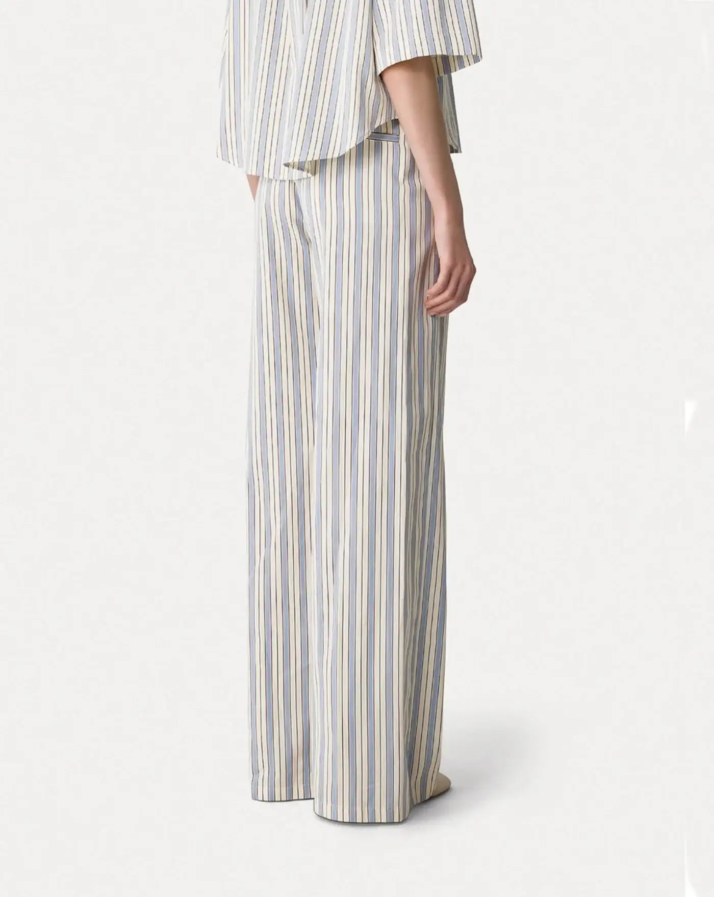 Pantalon Forte Forte Pinstriped Straight Pants 14822 5047 FORTE FORTE 