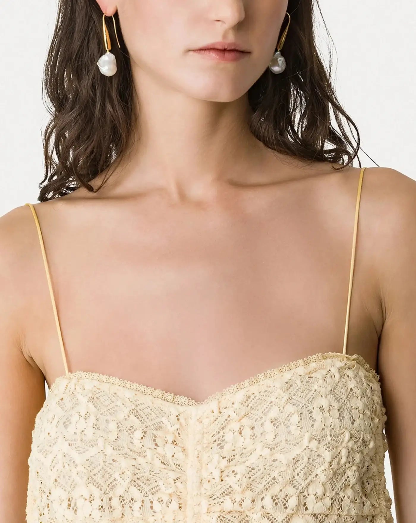 Vestido Forte Forte Pizzo Stretch Bustier Dress 14897 9028 FORTE FORTE 