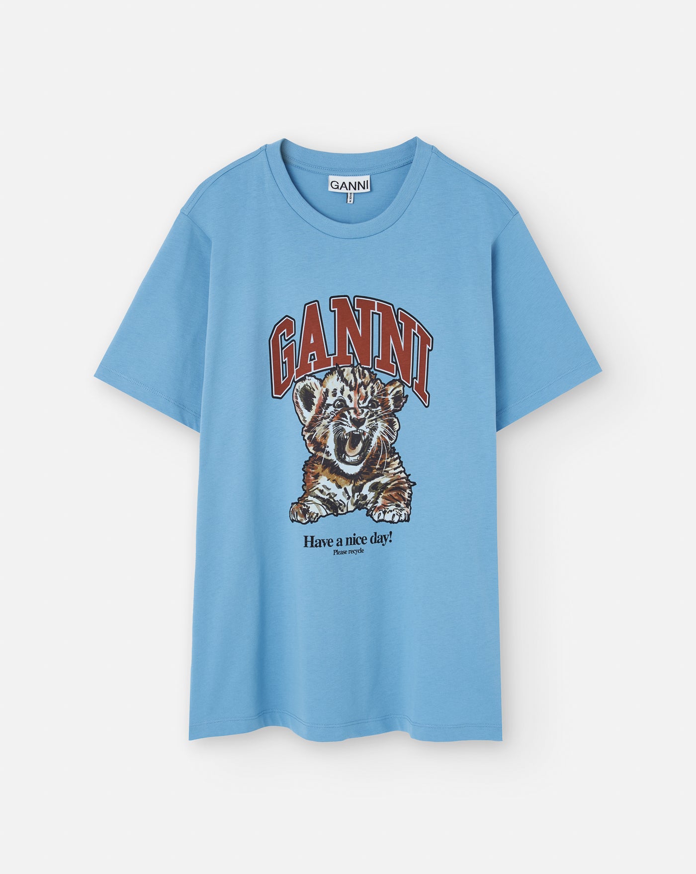 Camiseta Ganni Tiger T4007 745 GANNI 