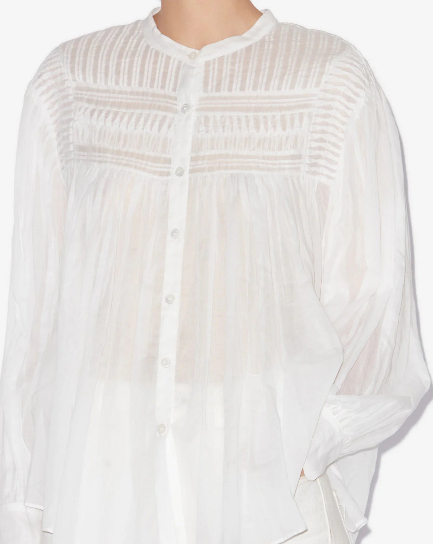 Camisa Isabel Marant Plalia HT0002FCB3J04E 20WH ISABEL MARANT 