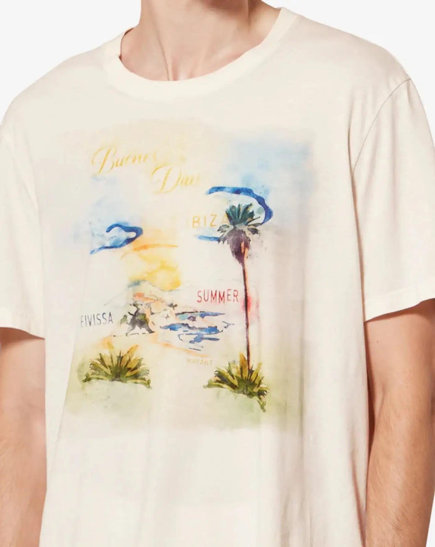 Camiseta Isabel Marant Honore Tee TS0052HBD1N08H 23EC ISABEL MARANT 