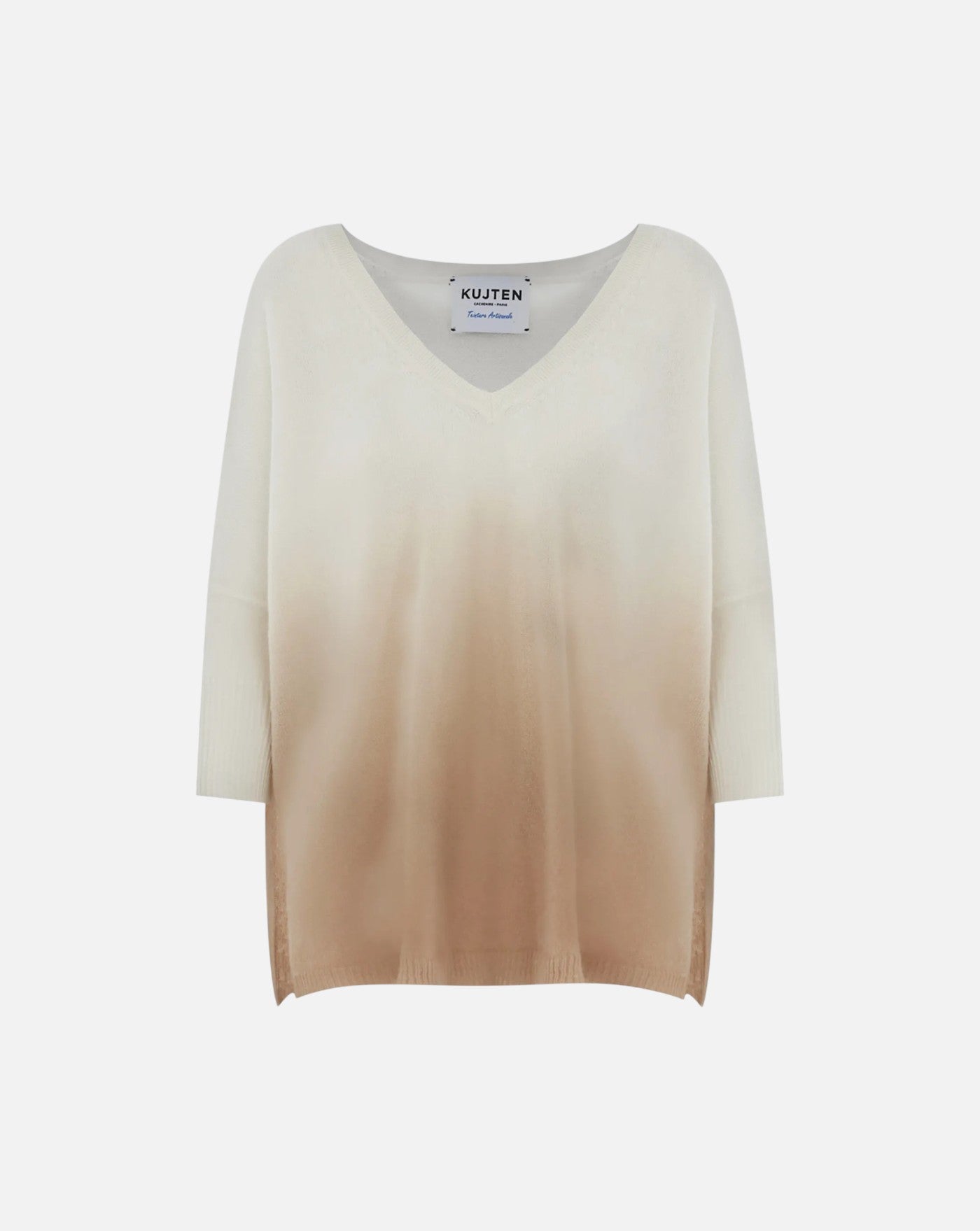 Sueter Kujten Pull Minie Dye Organic Blanc F2034 ORGANIC BLANC KUJTEN 