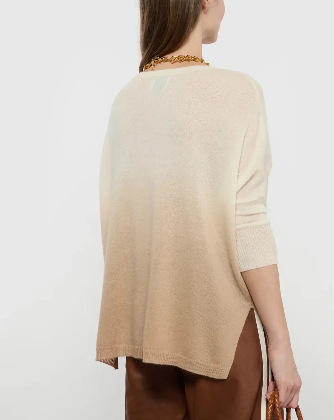 Sueter Kujten Pull Minie Dye Organic Blanc F2034 ORGANIC BLANC KUJTEN 