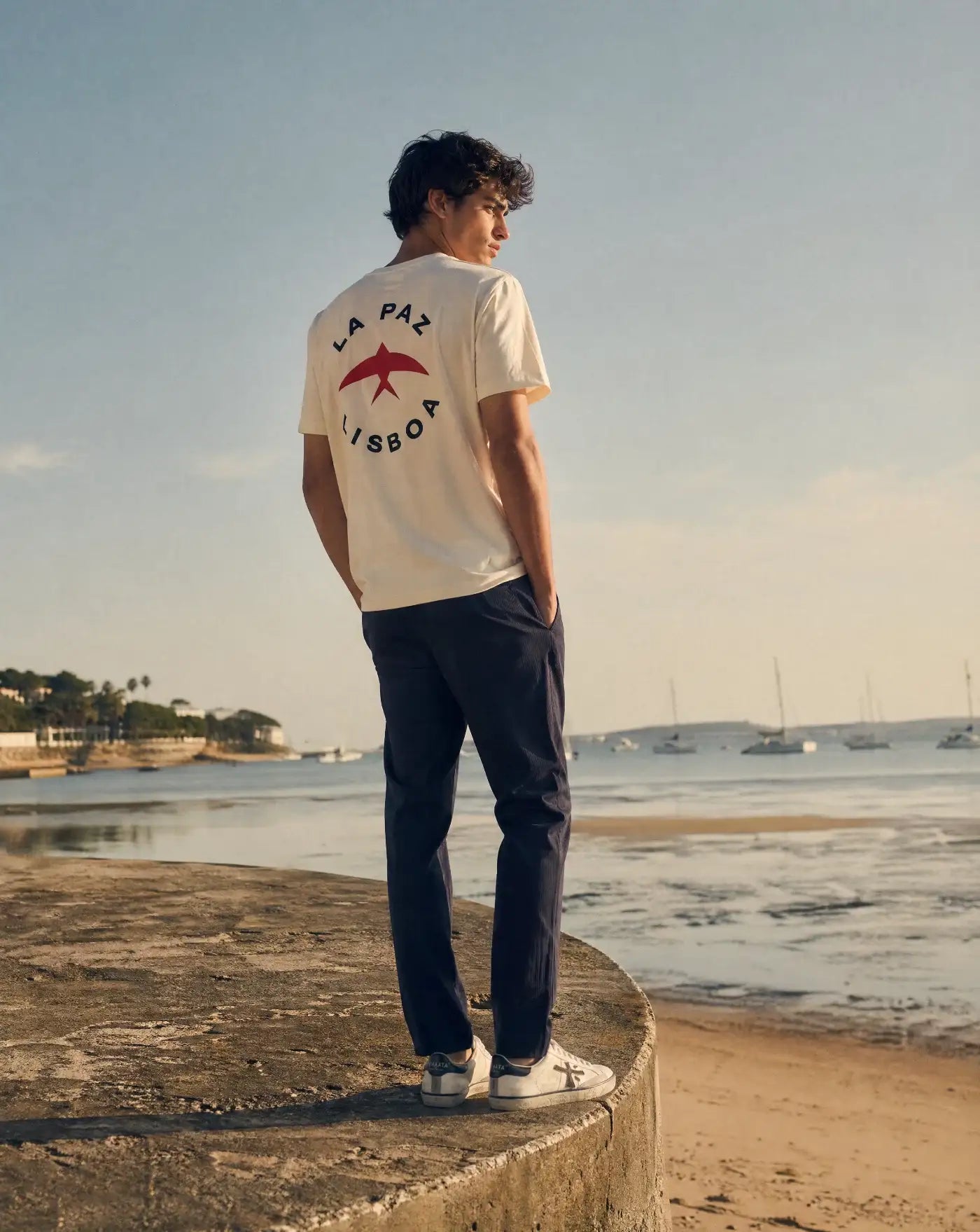 Camiseta La Paz Guerreiro Lisboa PCOL0080380 LISBOA WHITE LA PAZ 