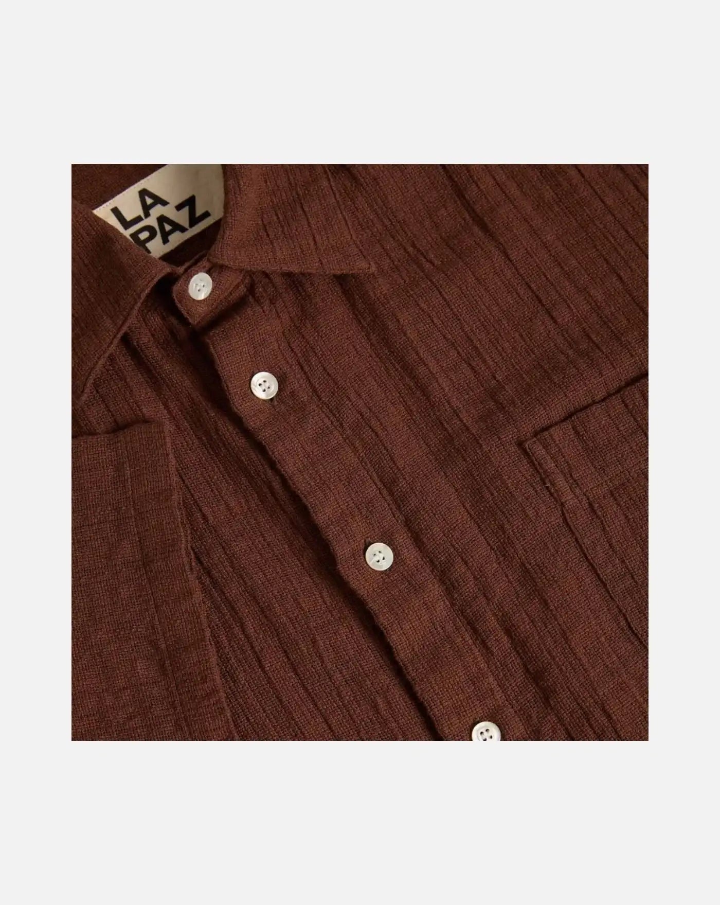 Camisa Roque Baggy de La Paz SS260140910 AZTEC BROWN LA PAZ 