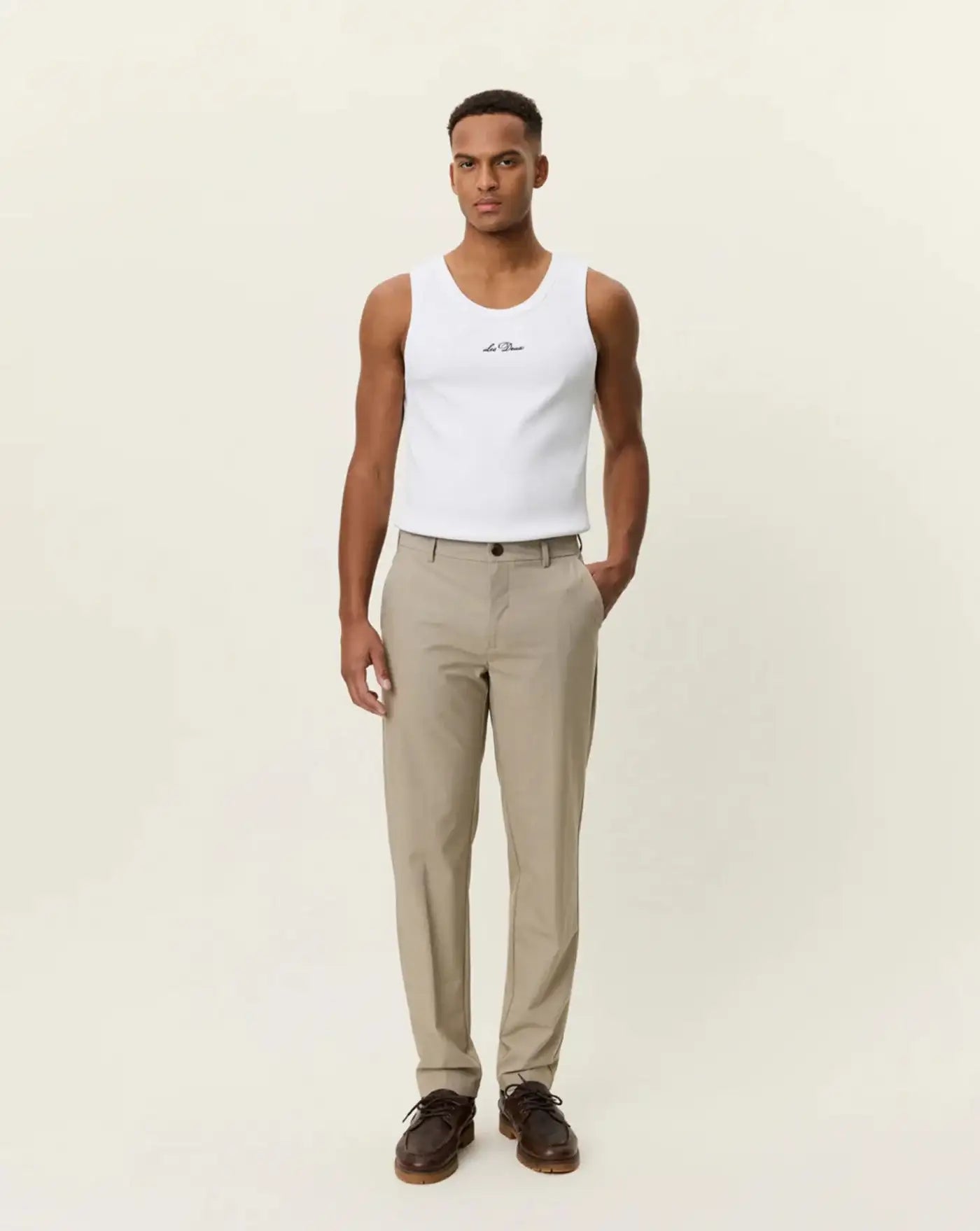 Pantalon Les Deux Como Reg Mini Check Pants 1001322 810 LES DEUX 