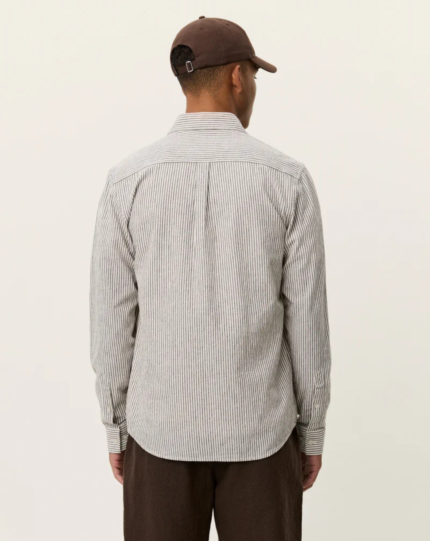 Camisa Les Deux Konrad Stripe 1001330 826TEAK BROWN LES DEUX 