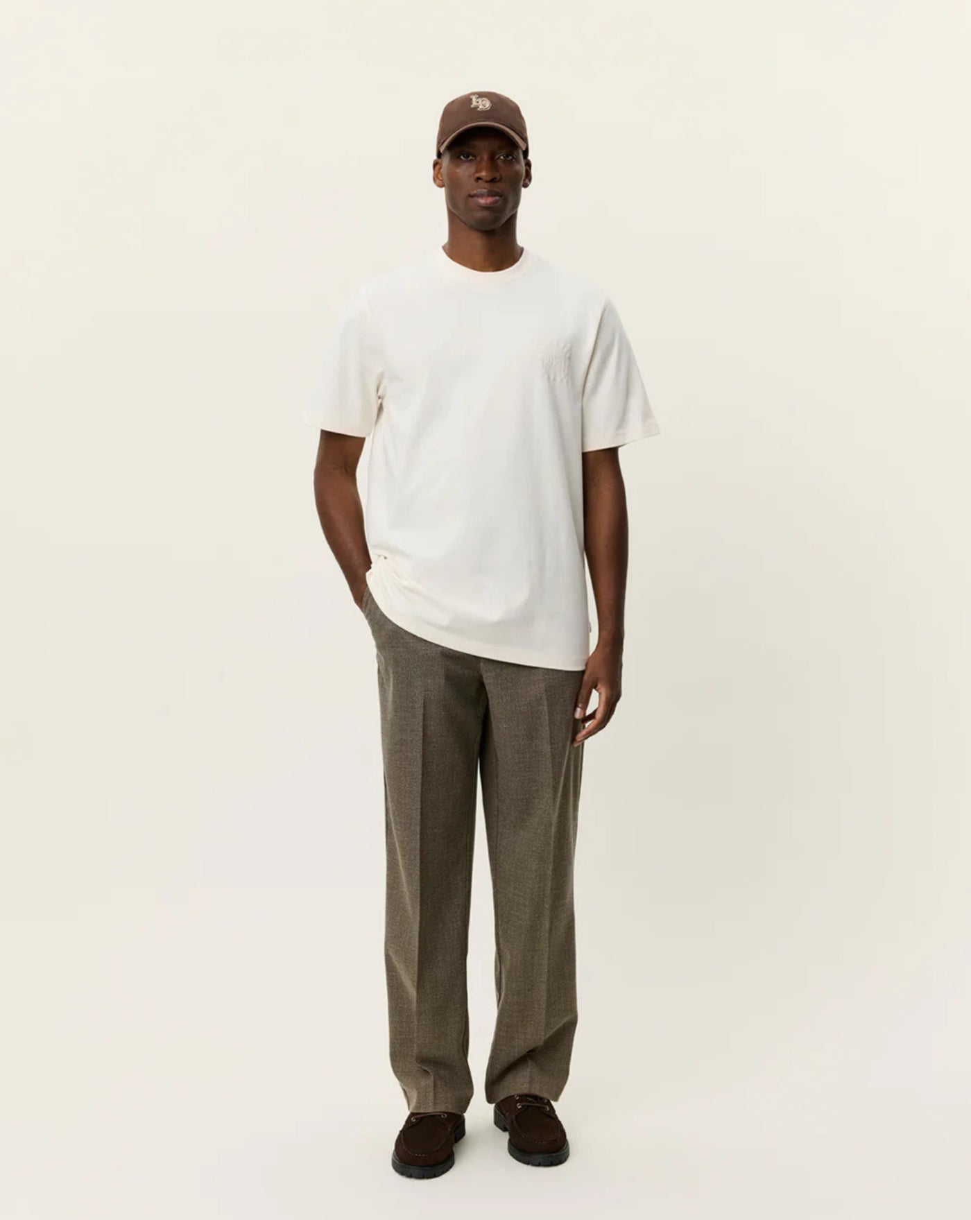 Camiseta Les Deux Ben Goods T-shirt 1001506 211EGGNOG WHITE LES DEUX 