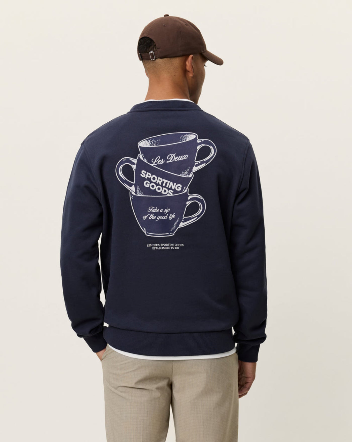 Sudadera Les Deux Ben artist sweatshirt 1001563 460DARK NAVY LES DEUX 