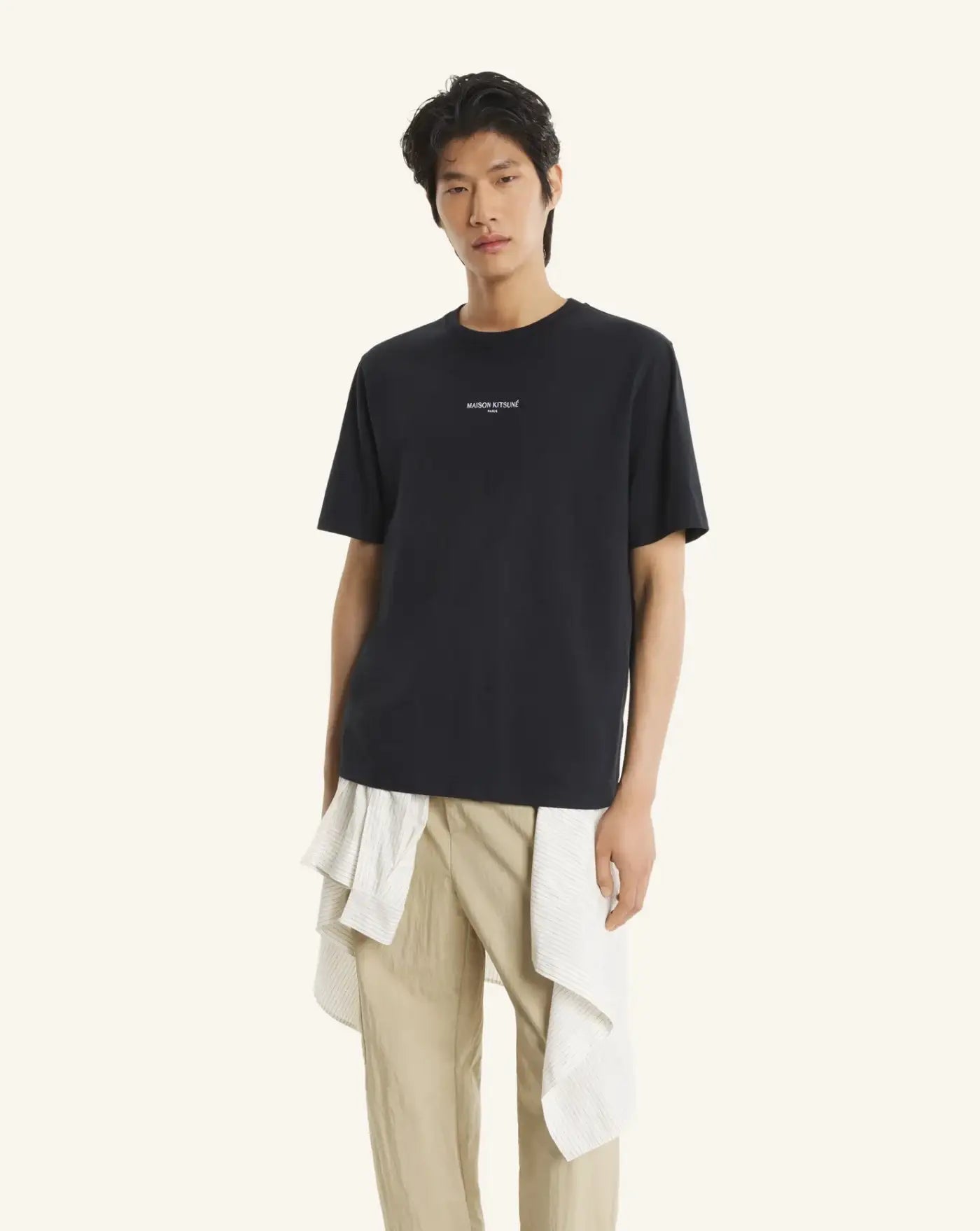 Camiseta Maison Kiitsune Paris Confort QM00100KJ7025 P199 MAISON KITSUNE 