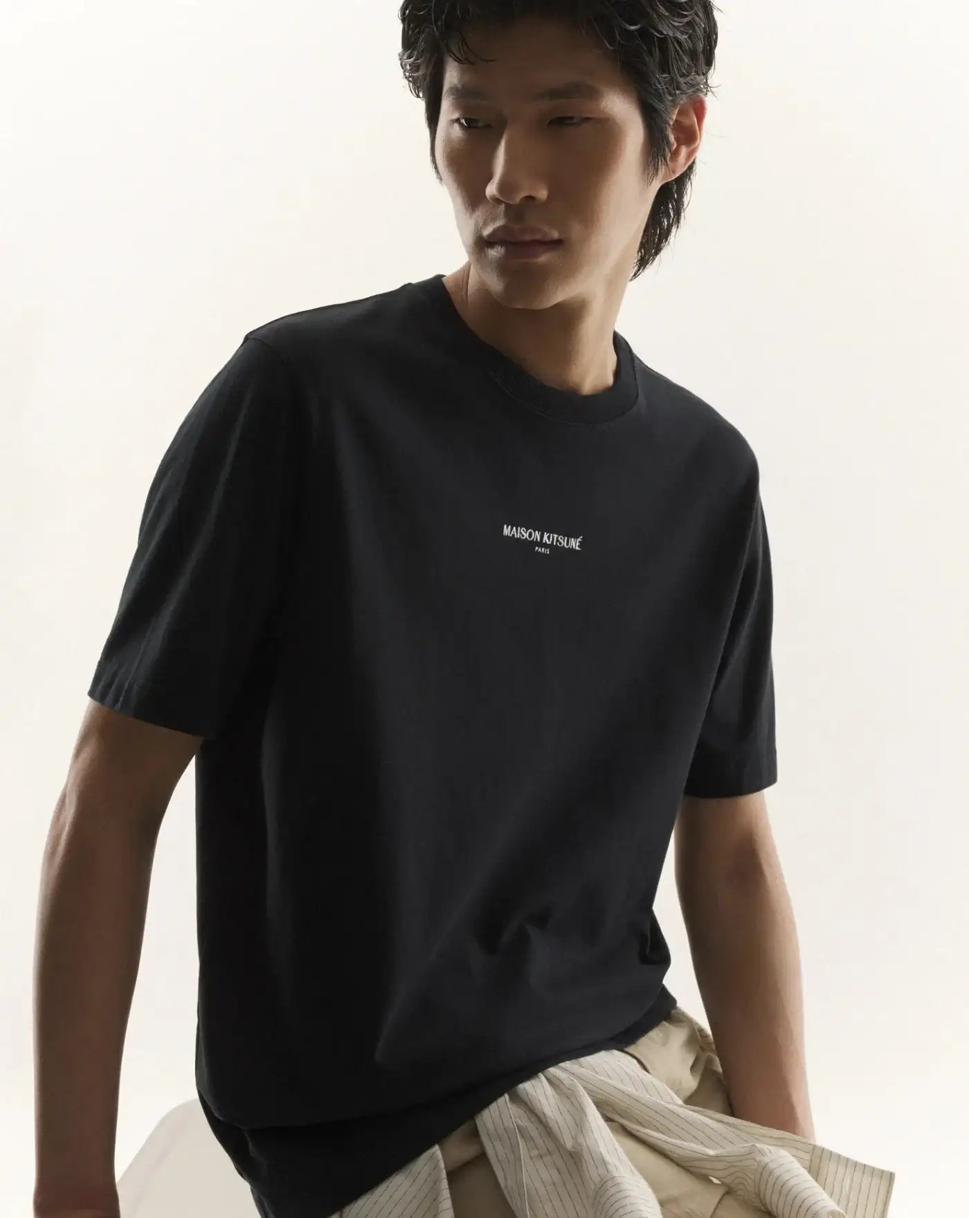 Camiseta Maison Kiitsune Paris Confort QM00100KJ7025 P199 MAISON KITSUNE 