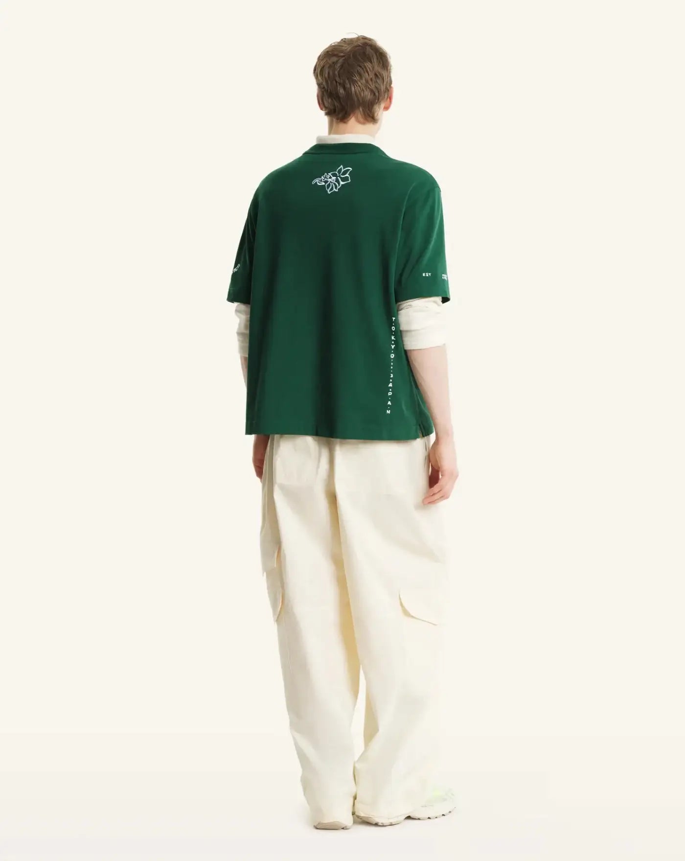 Camiseta Maison Kitsune Art Nouveau Stamps QM00107KJ0119 P399 MAISON KITSUNE 