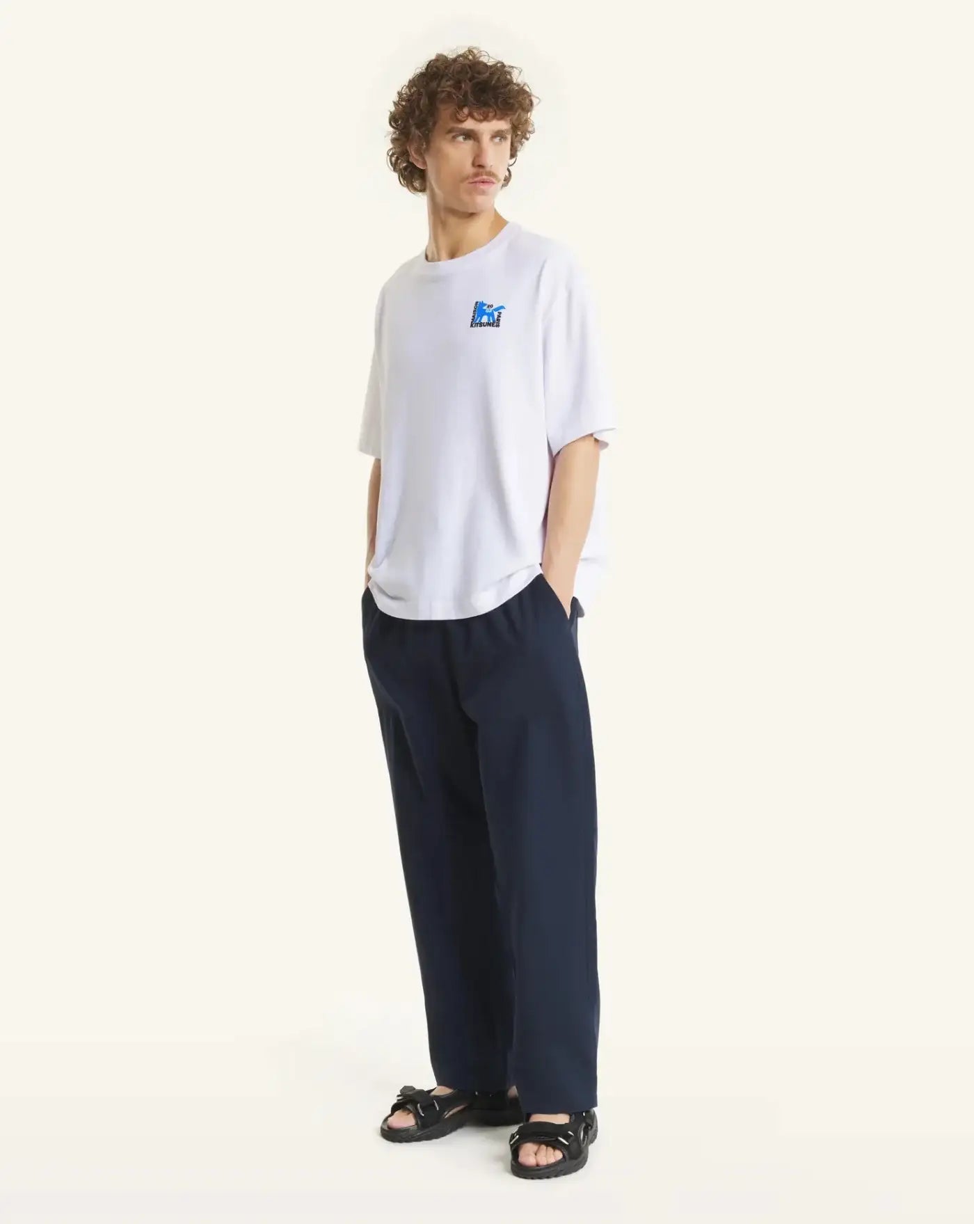 Camiseta Maison Kitsune Gallery Fox QM00111KJ0119 P100 MAISON KITSUNE 