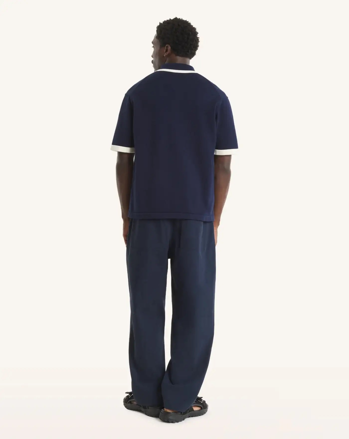 Polo Maison Kitsune Cotton Knitted QM00208KT1135 0413 MAISON KITSUNE 
