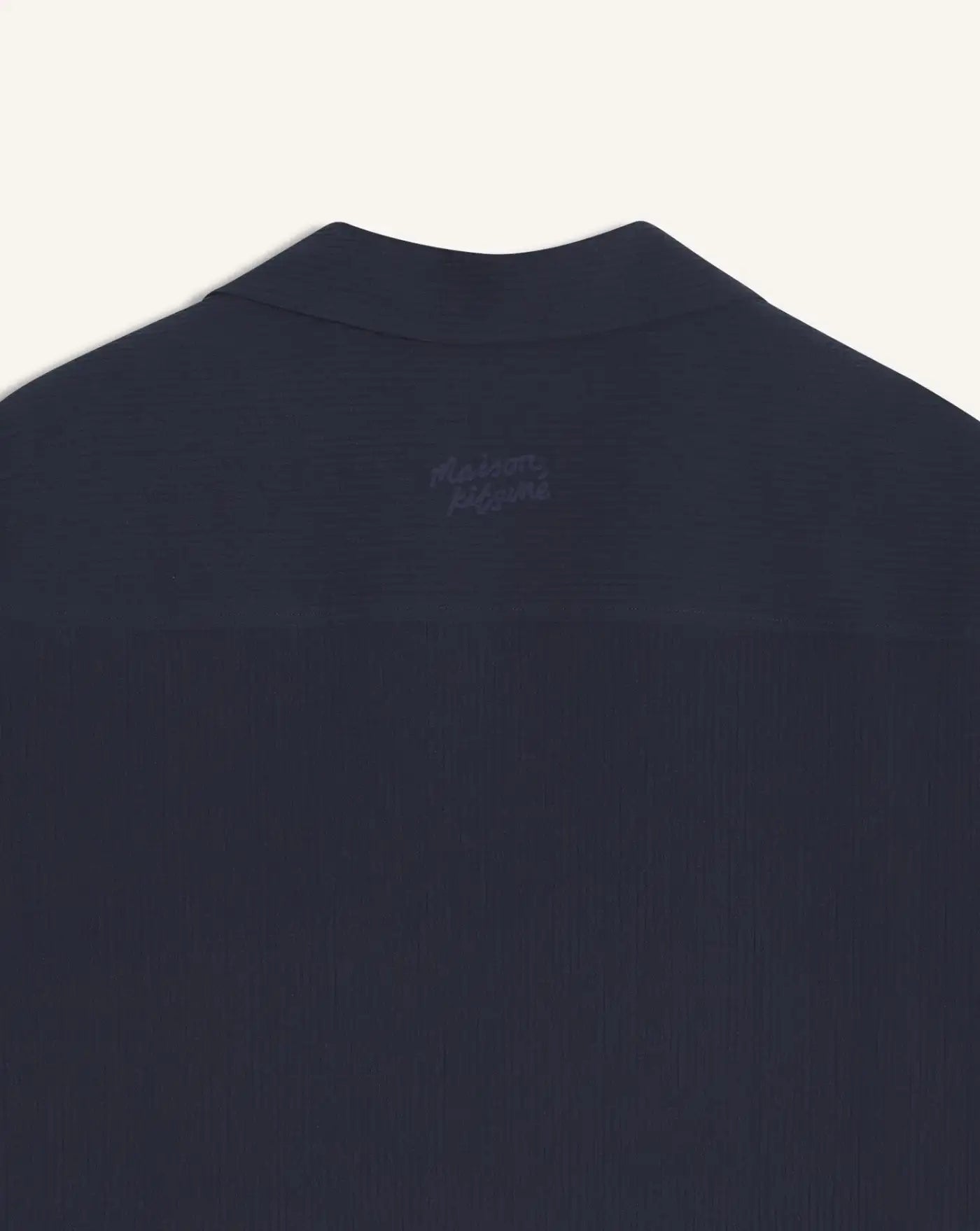 Camisa Maison Kitsune Seersucker Resort QM00407WC5082 0413 MAISON KITSUNE 