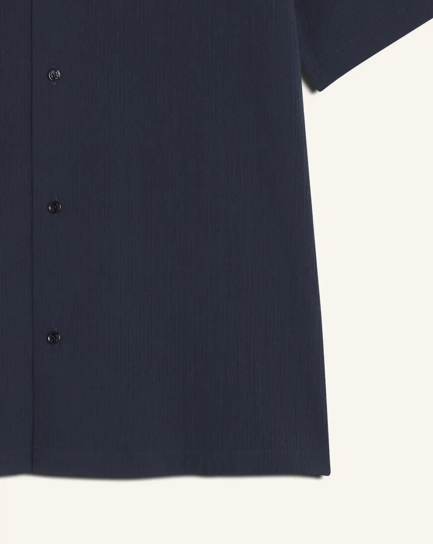 Camisa Maison Kitsune Seersucker Resort QM00407WC5082 0413 MAISON KITSUNE 