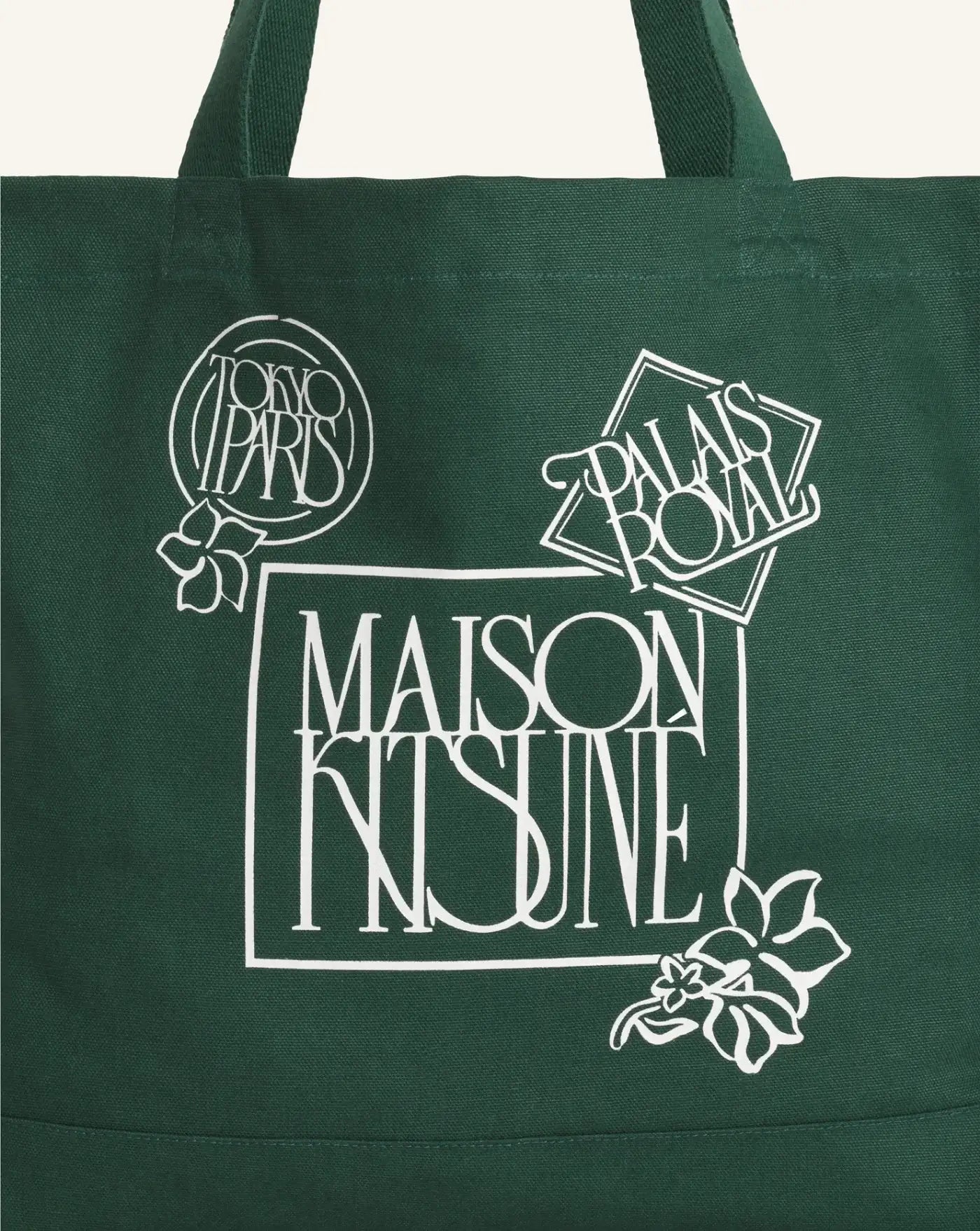 Bolso Maison Kitsune Art Nouveau Stamp Tote QU05118WW9042 P399 MAISON KITSUNE 