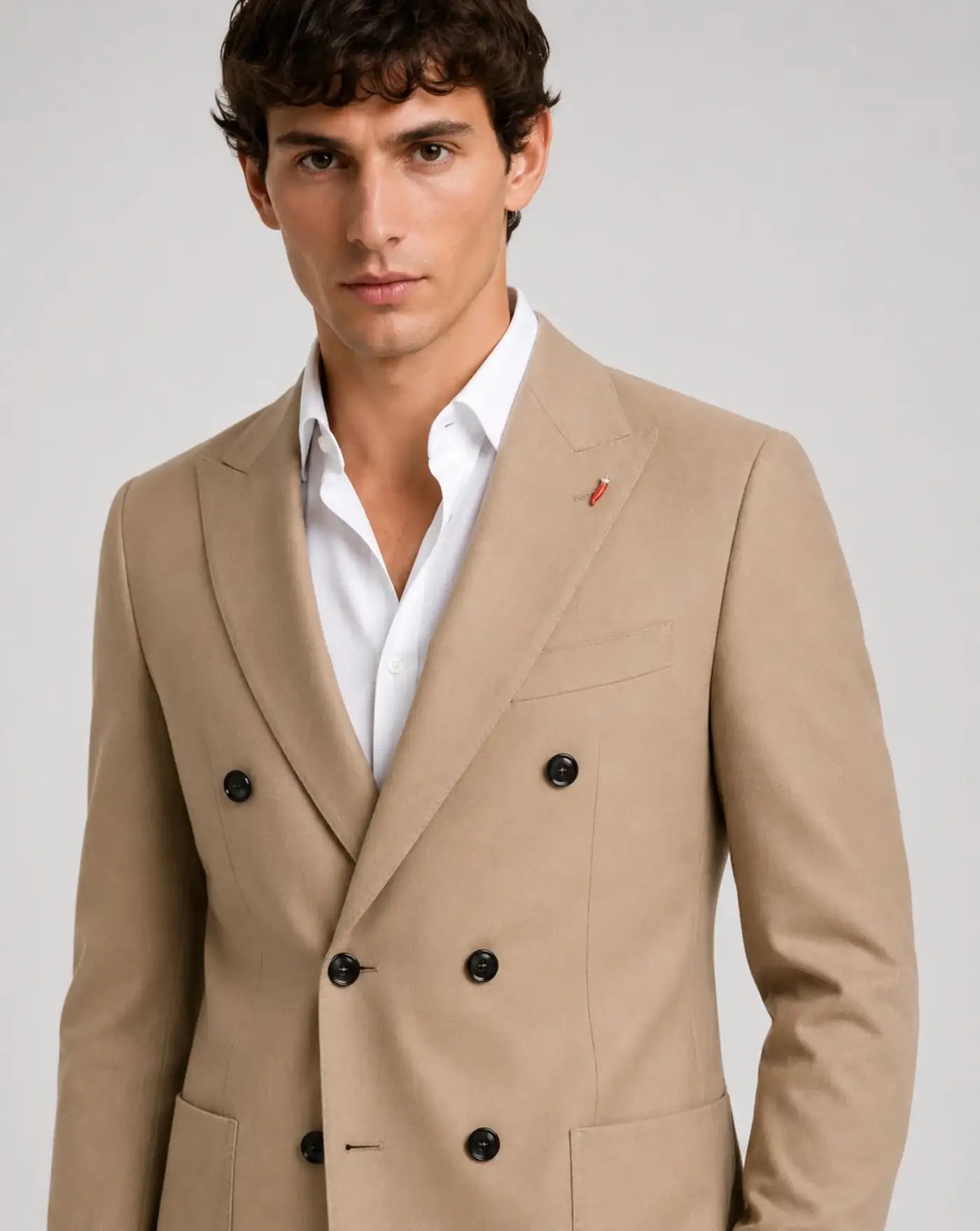 Traje Mulsih Cruzado DANTE ABS707 CAMELLO MULISH 