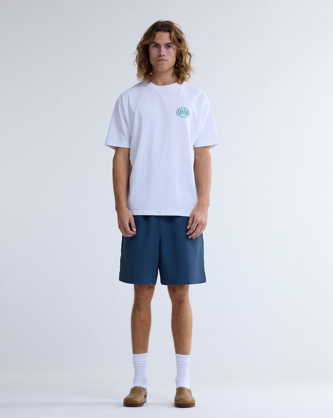 Camiseta New Amsterdam Logo Tee 2601063001 WHITE/SEA GREEN NEW AMSTERDAM 