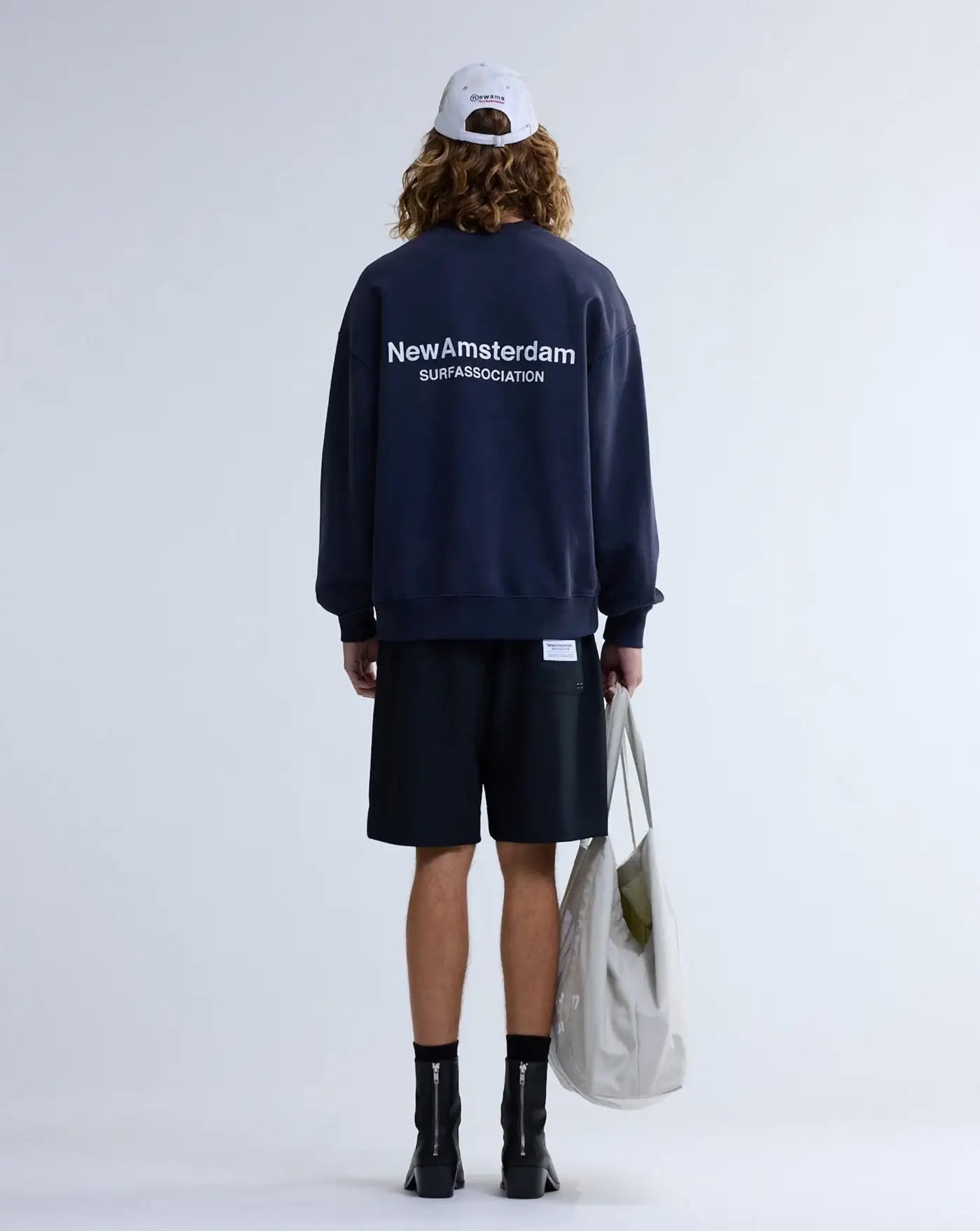 Sudadera New Amsterdam Logo Crew ecj 2601116001 NAVY NEW AMSTERDAM 