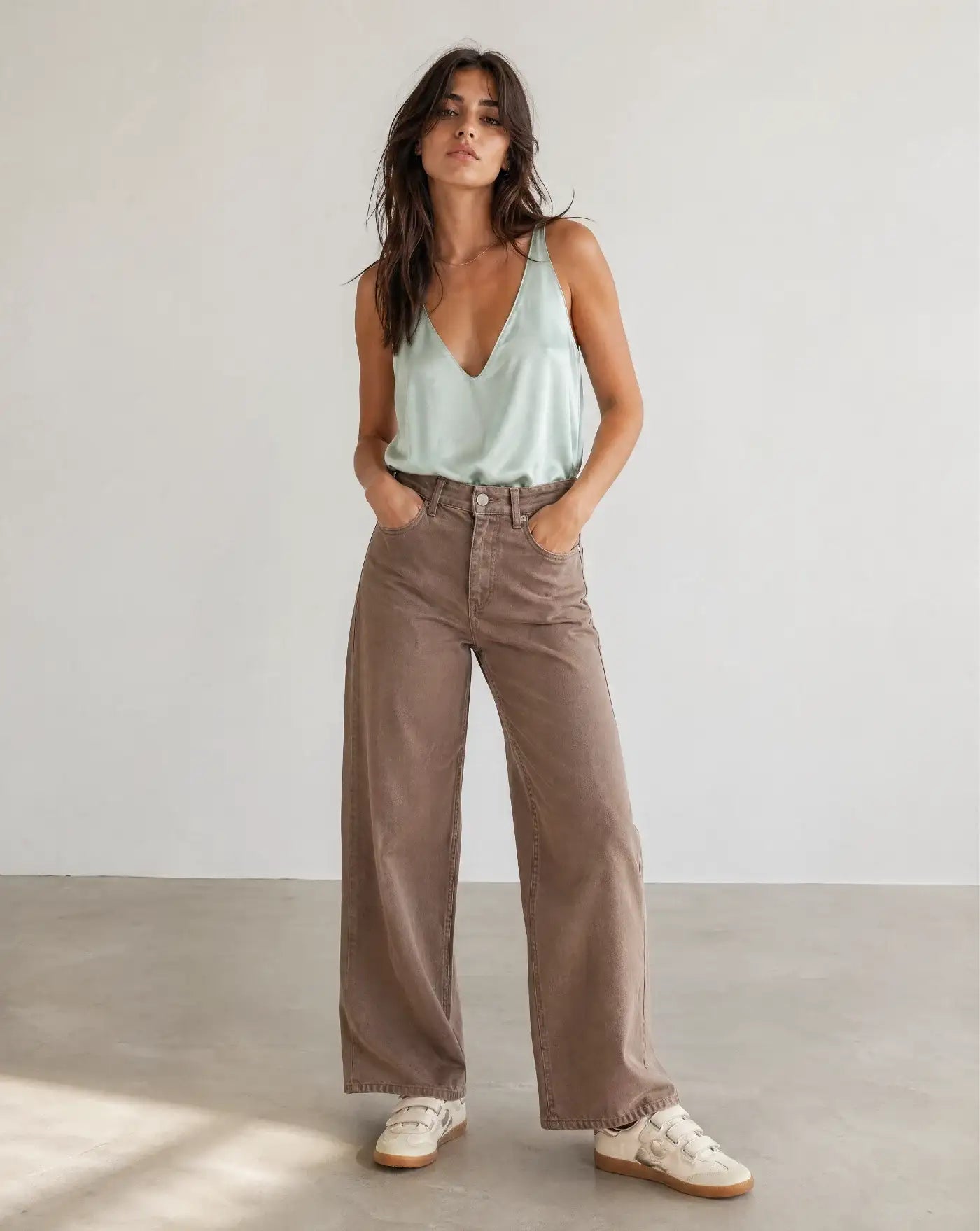 Pantalon Nine in the Morning Enna Palazzo 9SS26 ENN22 TORTORA NINE IN THE MORNING 