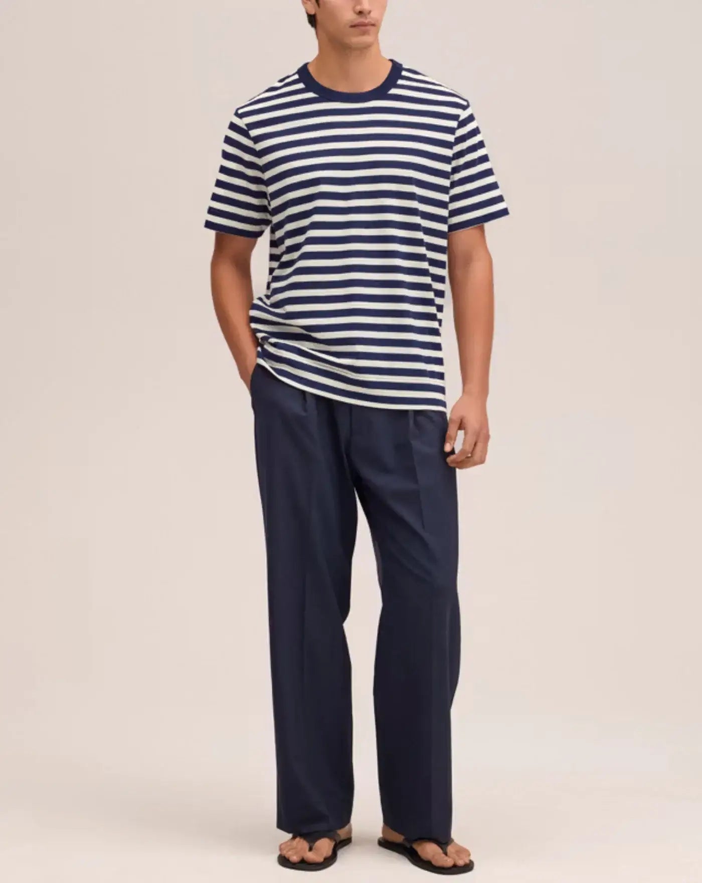Camiseta NN.07 Adan 2610000096 724 NAVY STRIPE NN. 07 