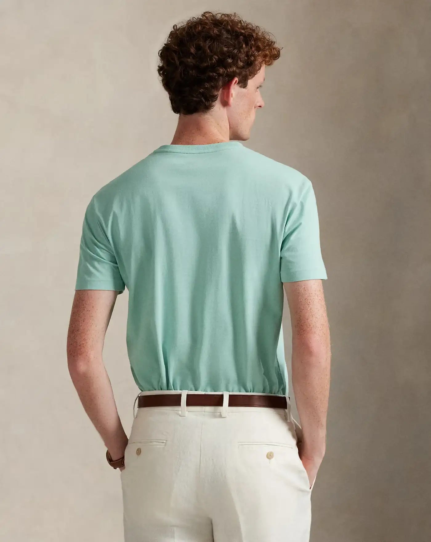 Camiseta Polo Ralph Lauren Basic 710671438507 CELADON/C7109 POLO RALPH LAUREN 