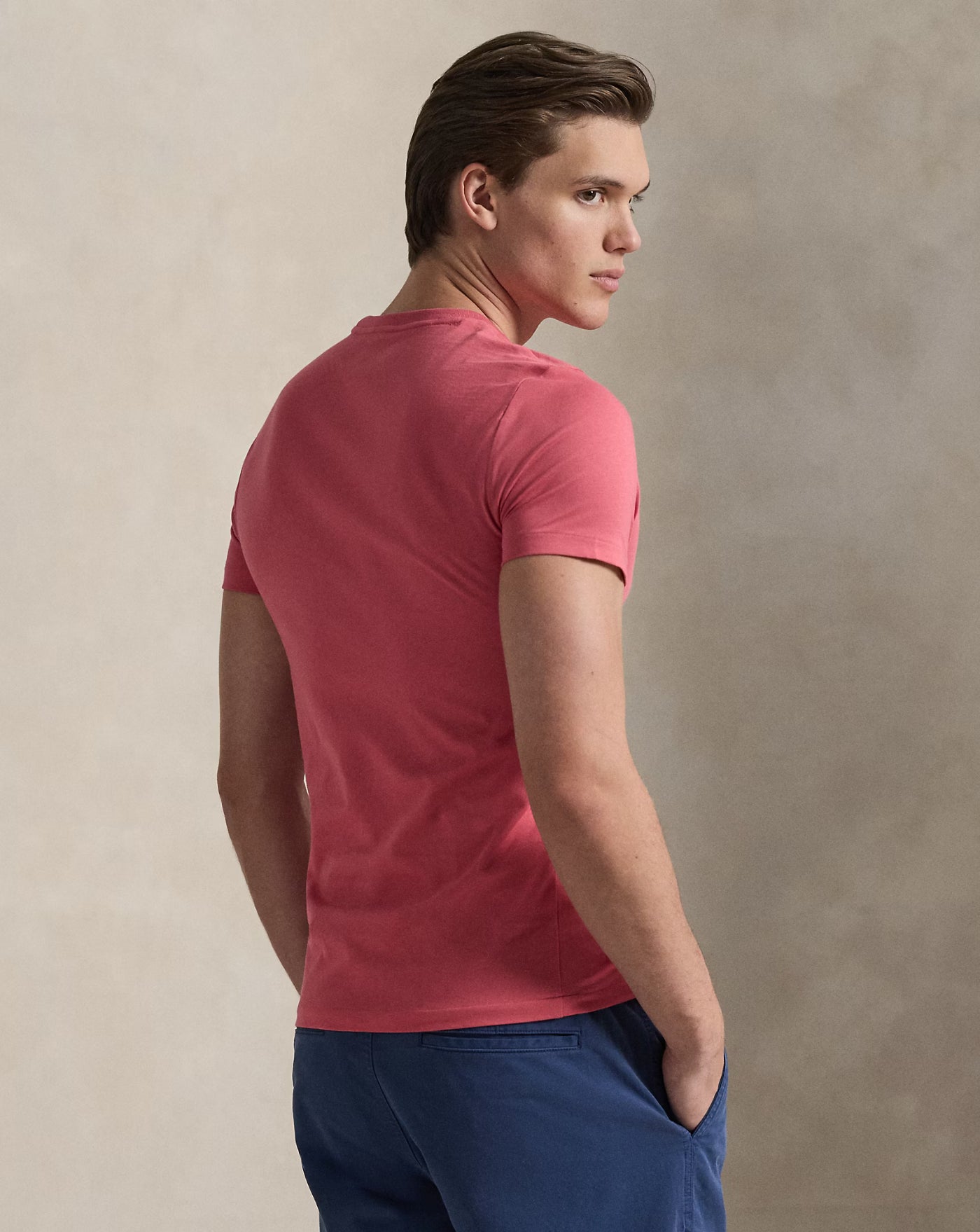 Camiseta Polo Ralph Lauren Basic 710671438515 RED SKY/C7215 POLO RALPH LAUREN 