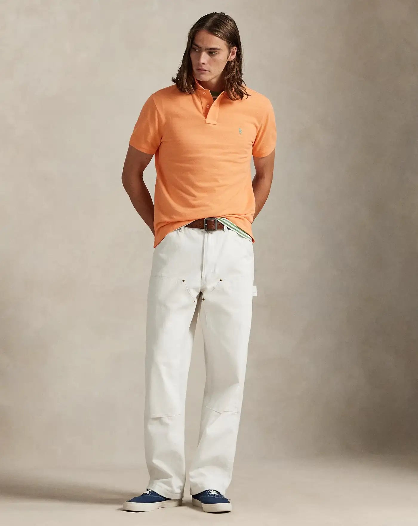 Polo Polo Ralph Lauren Basic 710680784465 POMPANO ORANGE/C5566 POLO RALPH LAUREN 