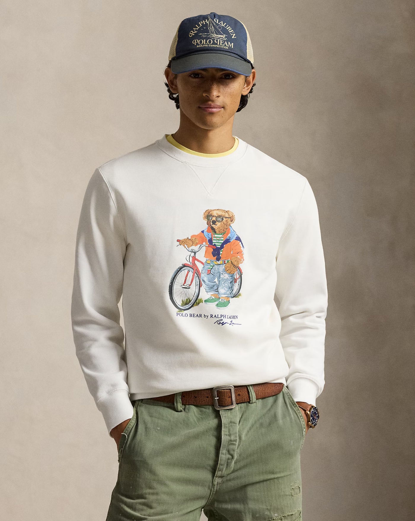 Sudadera Polo Ralph Lauren Bear 710B14616001 WHITE- SUMMER BEAR POLO RALPH LAUREN 