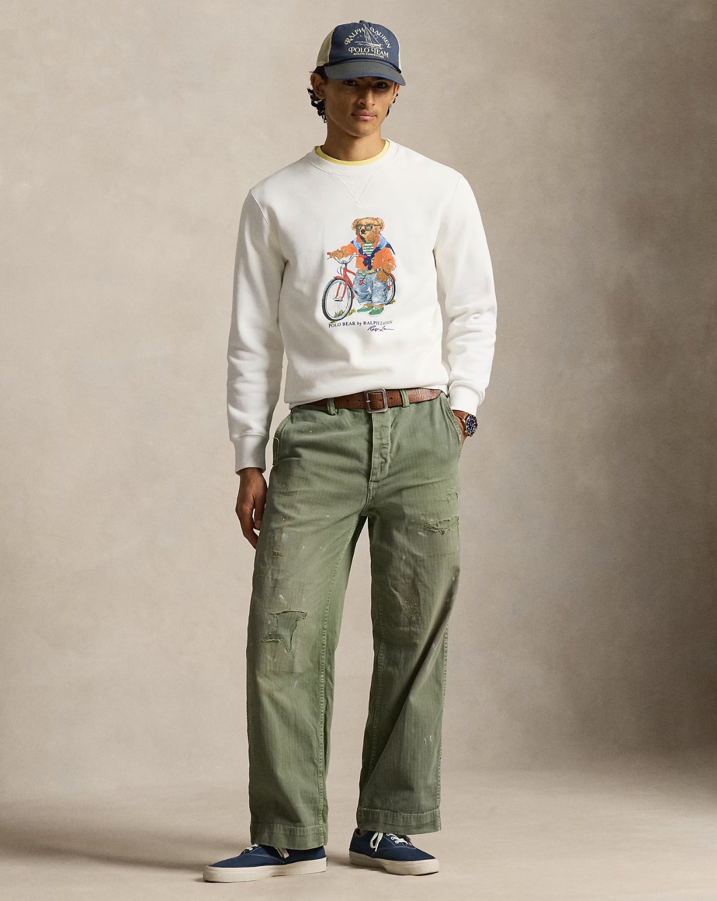 Sudadera Polo Ralph Lauren Bear 710B14616001 WHITE- SUMMER BEAR POLO RALPH LAUREN 