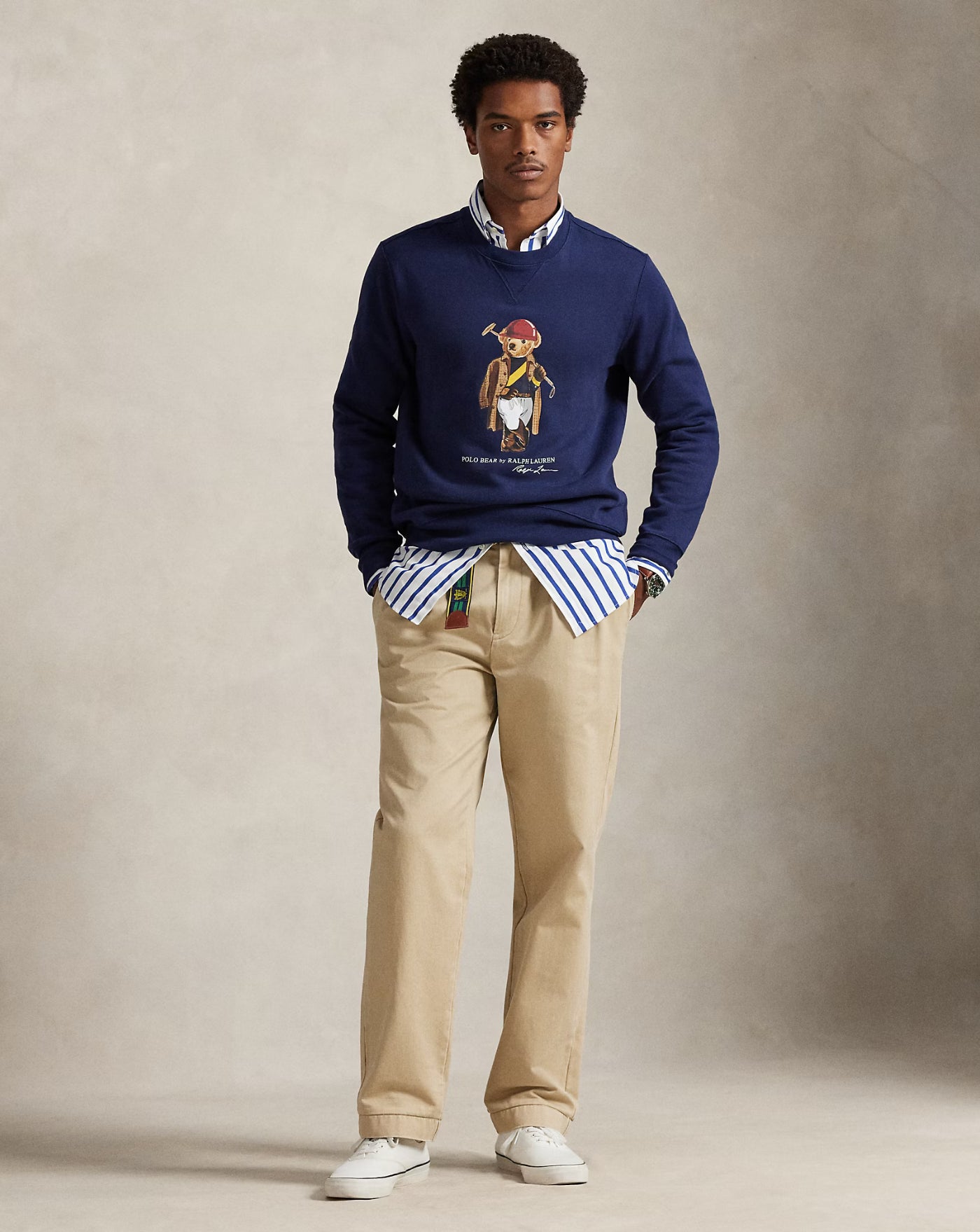Sudadera Polo Ralph Lauren Bear 710B14625001 NEWPORT NAVY-SOCIETY BEAR POLO RALPH LAUREN 