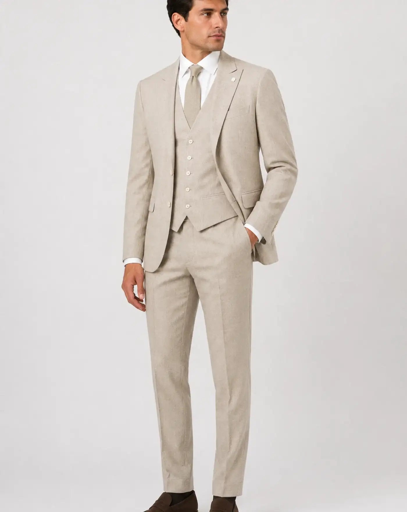 Traje Ramon Sanjurjo 3 Piezas RS8366 8069 12BEIGE RAMON SANJURJO 
