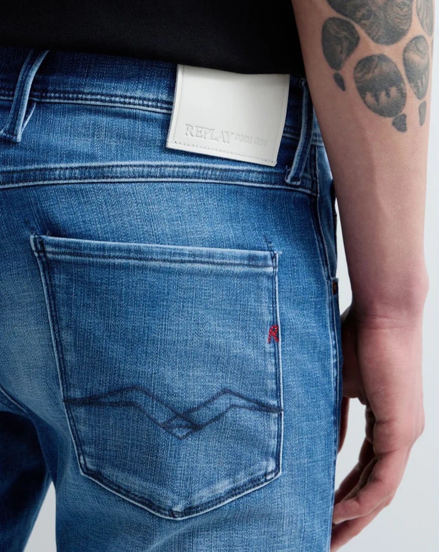 Denim Replay Anbass Hyperflex M914Y03266116A 009 REPLAY 