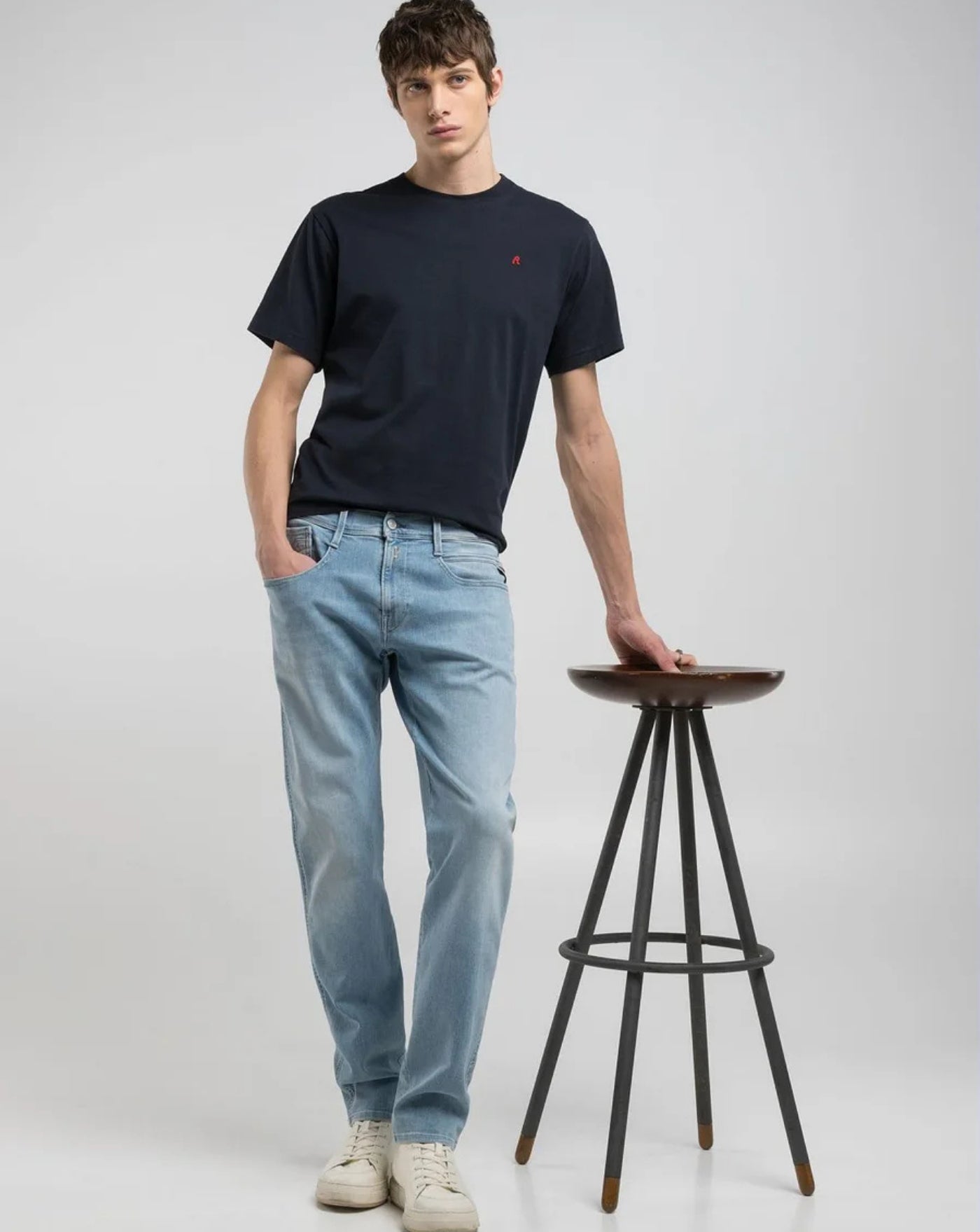 Denim Replay Hyperflex Anbass<BR/> M914Y032661800 010 REPLAY 