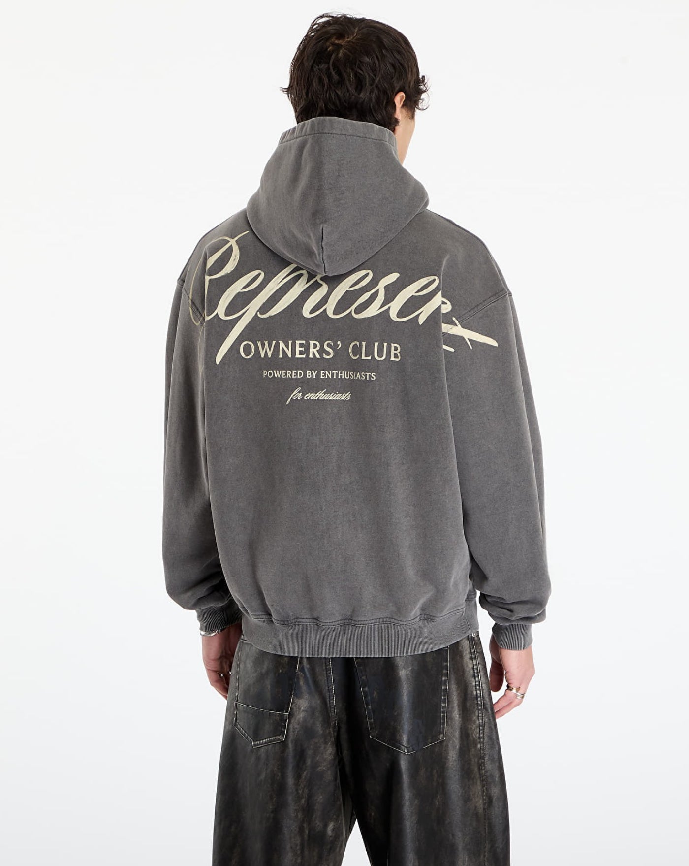 Sudadera Represent Owners Club Script Hoodie OCM41200 47VINTAGE GREY REPRESENT 