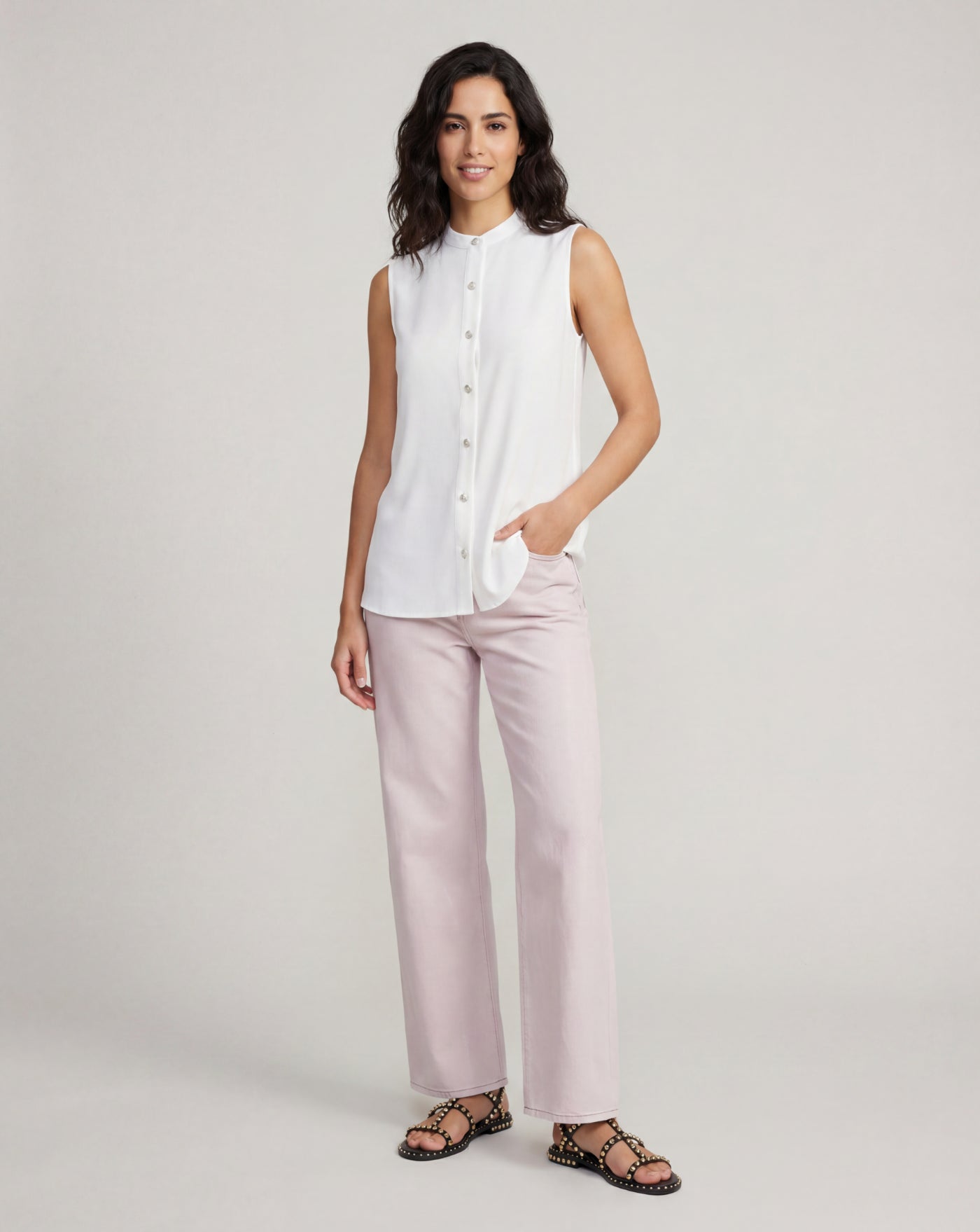 Camiseta Rrd Oxford Sleeveless Women Shirt 26752 09 RRD 