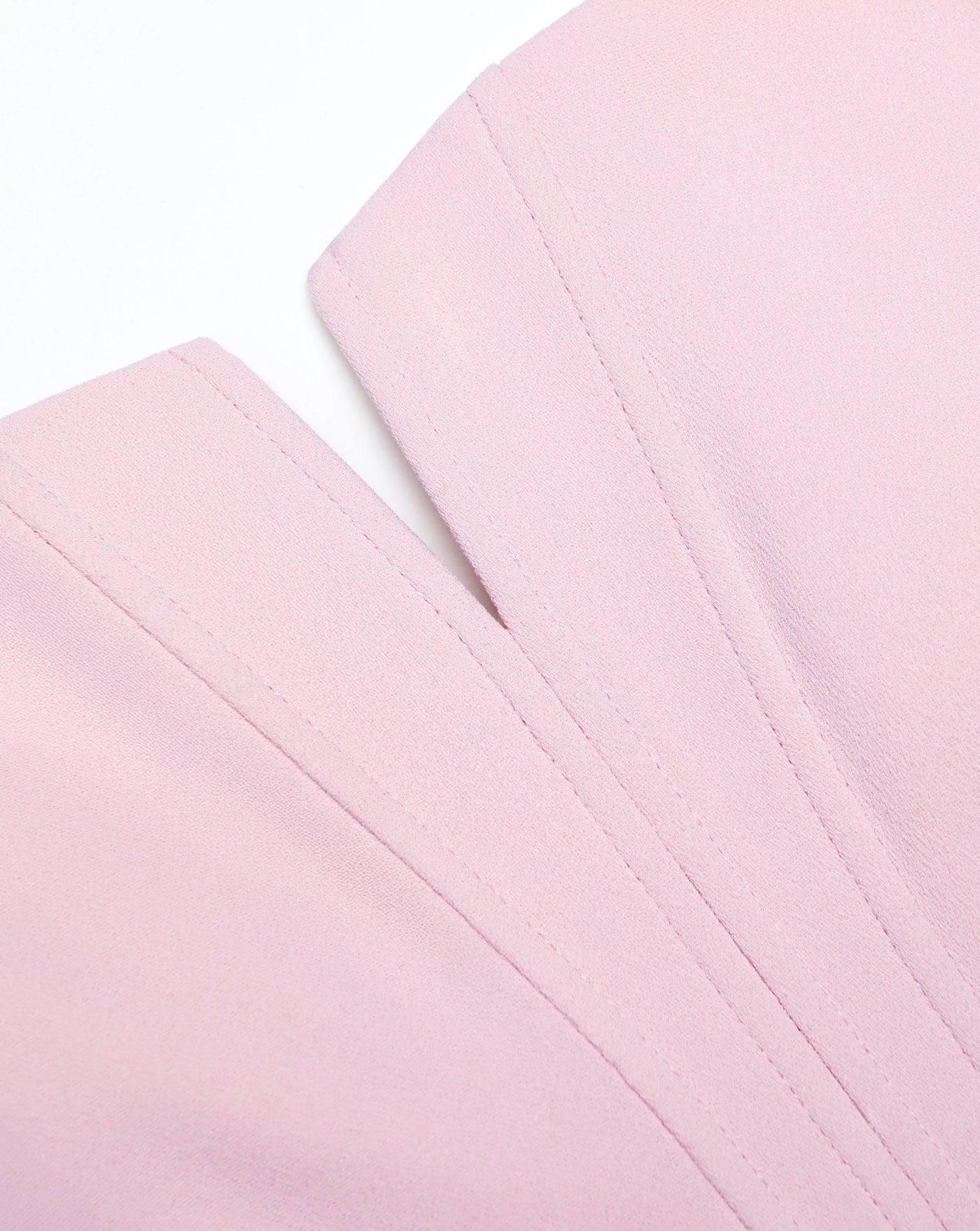 Vestido Self Portrait Pink Crepe Midi Dress SS26105MP PINK SELF-PORTRAIT 
