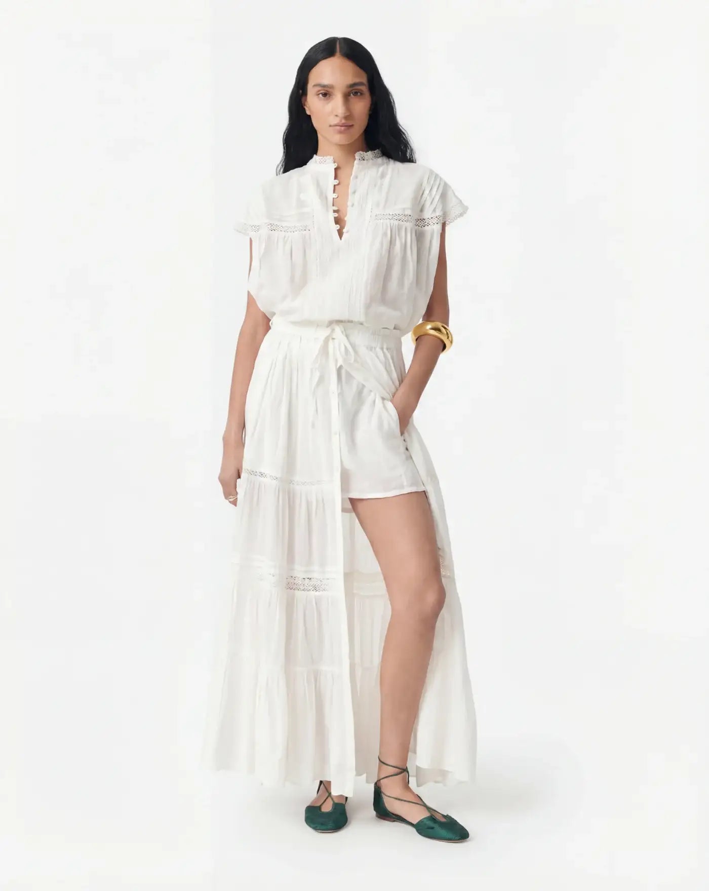 Falda Vanessa Bruno Caravelle 6EVA53V07316 BLANC VANESSA BRUNO 