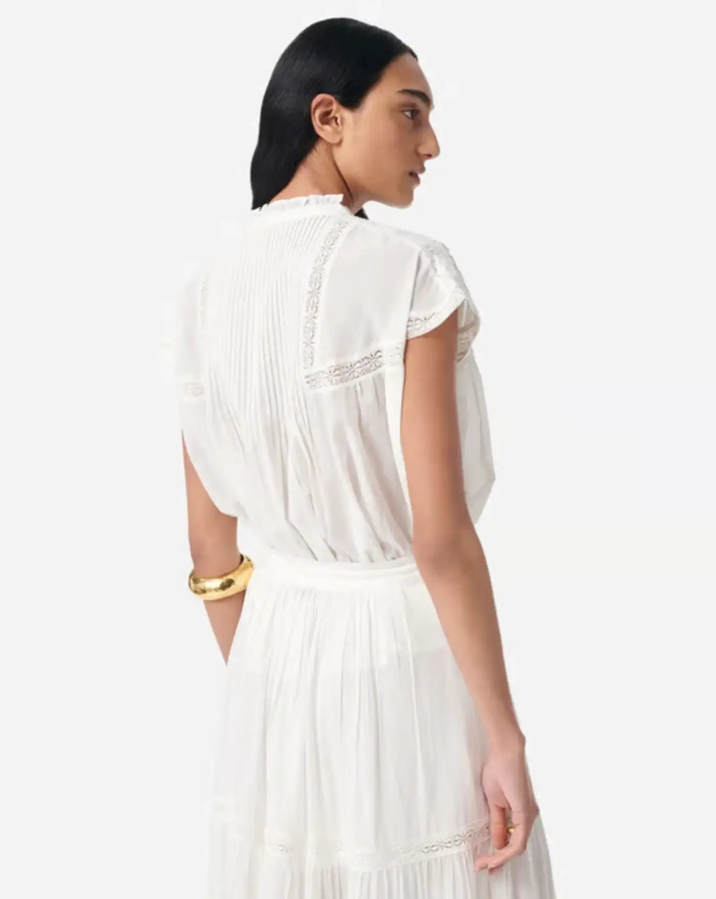 Blusa Vanessa Bruno oversize 6EVA53V09890 001BLANC VANESSA BRUNO 